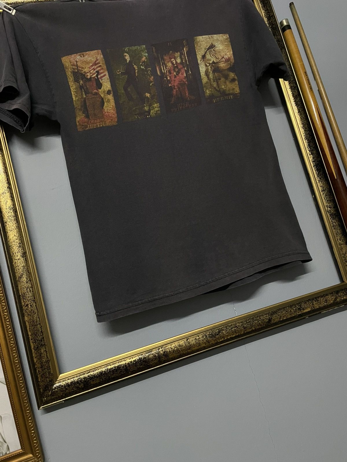 Band Tees Vintage Original 90s Marilyn Manson Hieropant Tarot Sunfaded Size US S / EU 44-46 / 1 - 12 Thumbnail