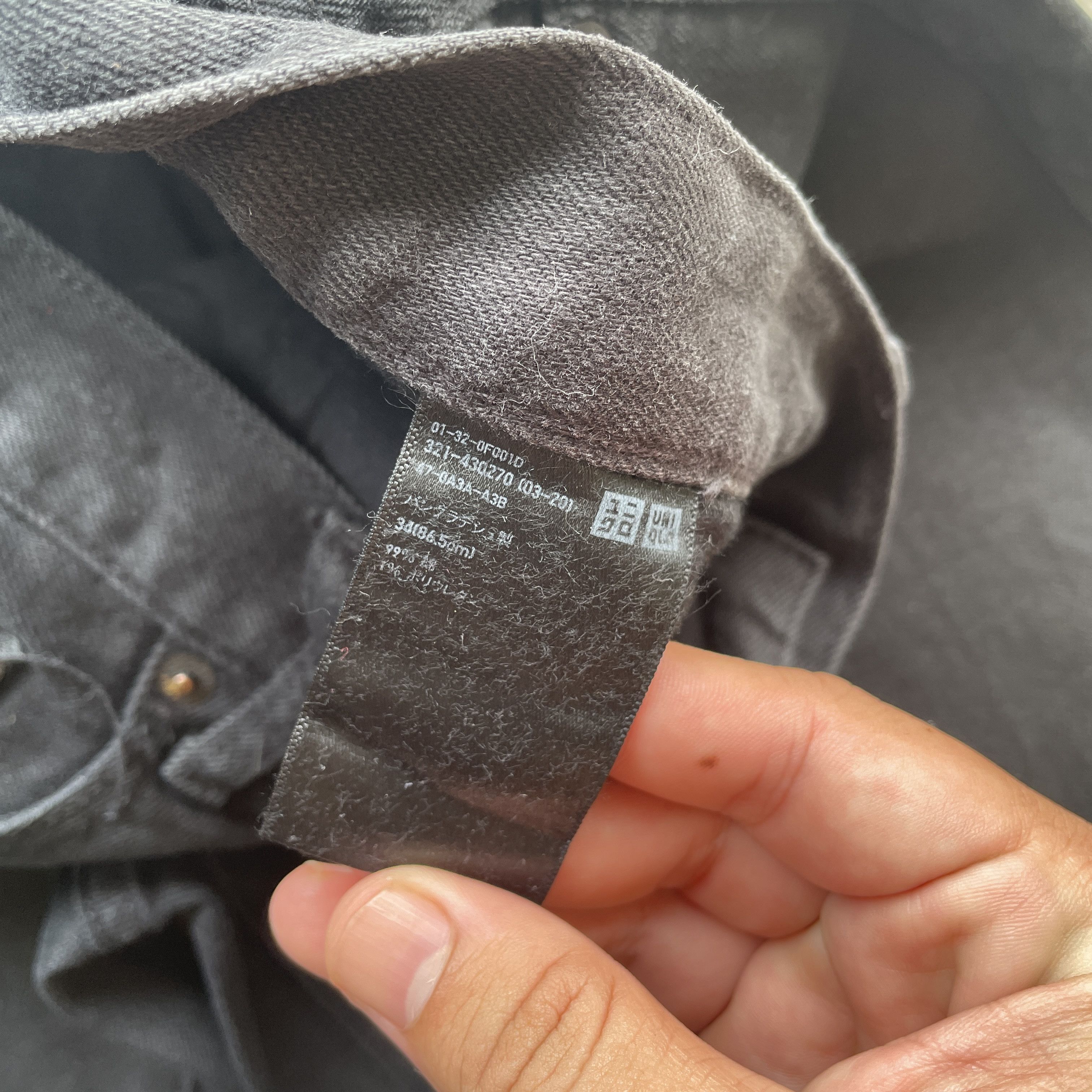Japanese Brand VINTAGE JAPANESE SKINNY BLACK JEANS PANTS DENIM W34x31.5 Size US 34 / EU 50 - 7 Thumbnail