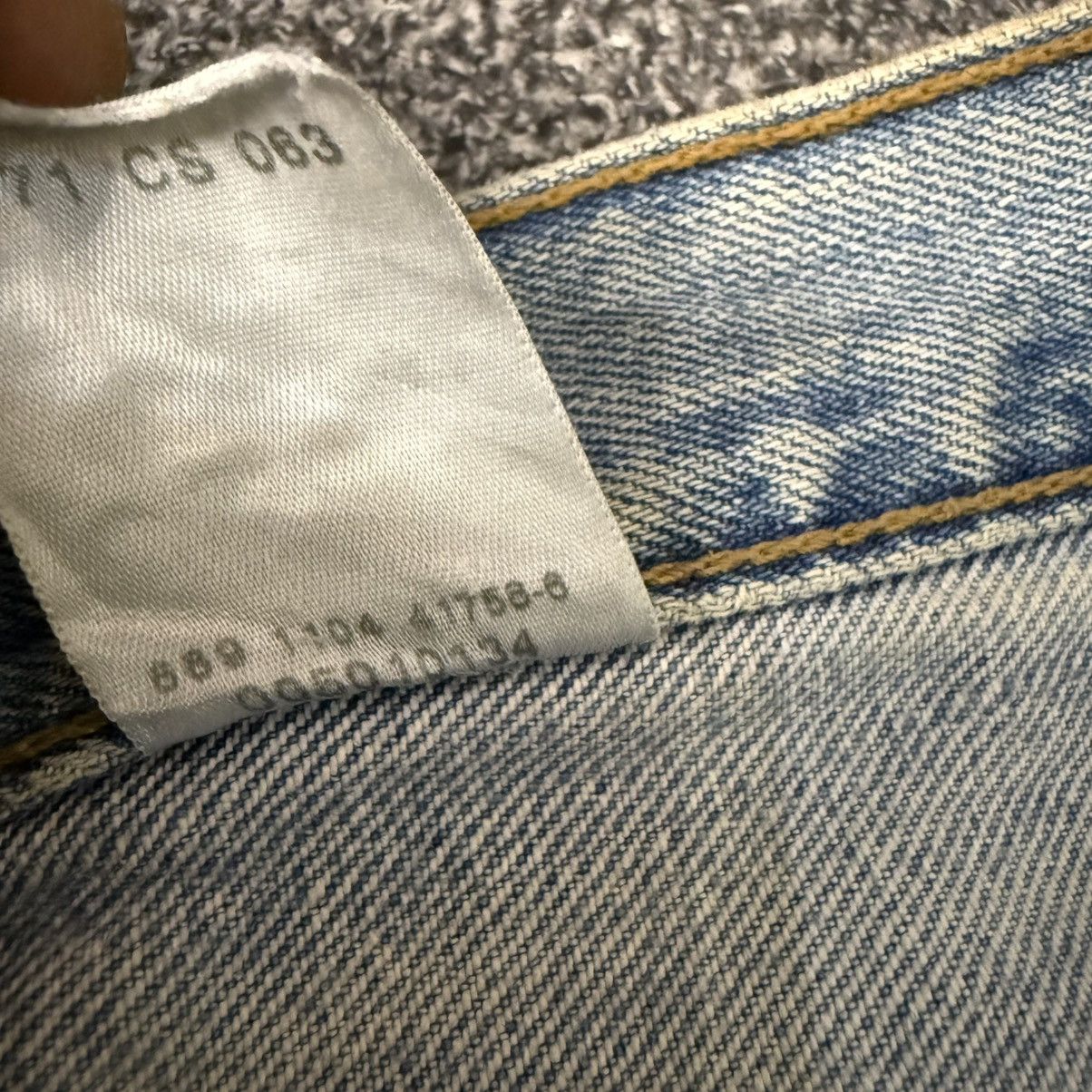 Levi's Vintage y2k Levis 501 Straight Cut Distressed Denim W34 Size US 34 / EU 50 - 17 Thumbnail