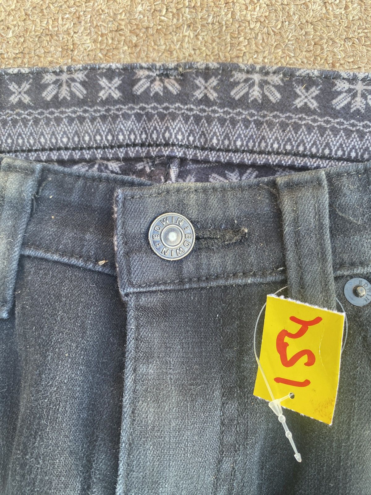 Edwin Vintage edwin 503 wild fire skiny winter denim Size US 28 / EU 44 - 14 Thumbnail