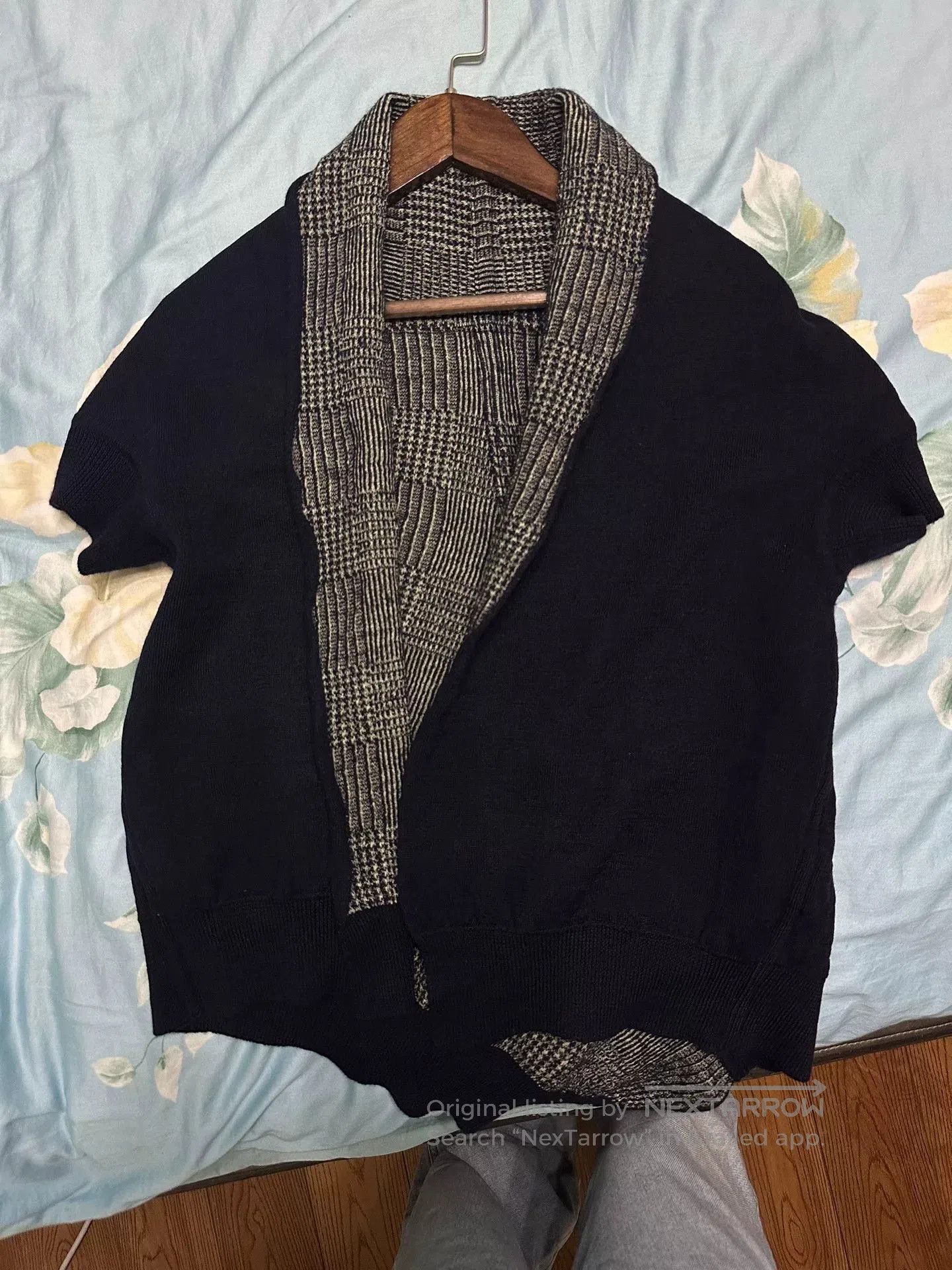 Y's Stylish Short Sleeve Knit Jacket. Size M / US 6-8 / IT 42-44 - 1 Thumbnail