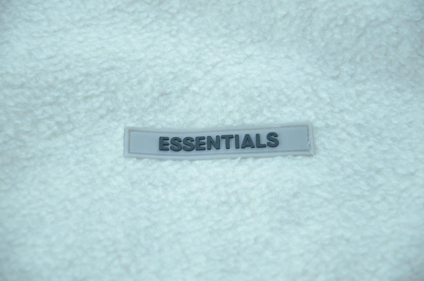Fear of God FOG Essentials High Neck Half-Zip Oatmeal Fleece Sweatshirt Size US XL / EU 56 / 4 - 3 Thumbnail