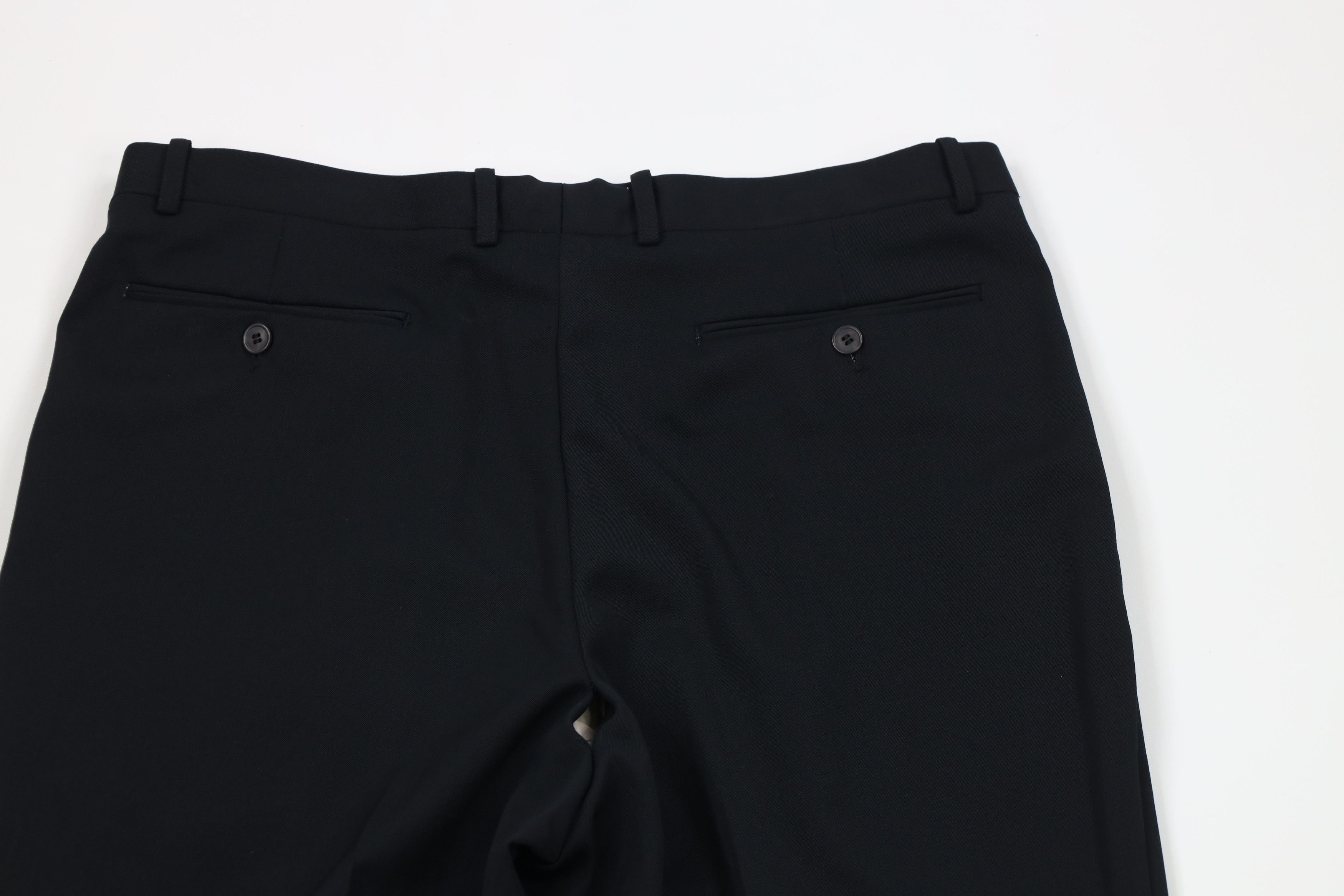 Vintage Vintage 90s Streetwear Wool Chino Pants Trousers Black Size US 36 / EU 52 - 10 Thumbnail