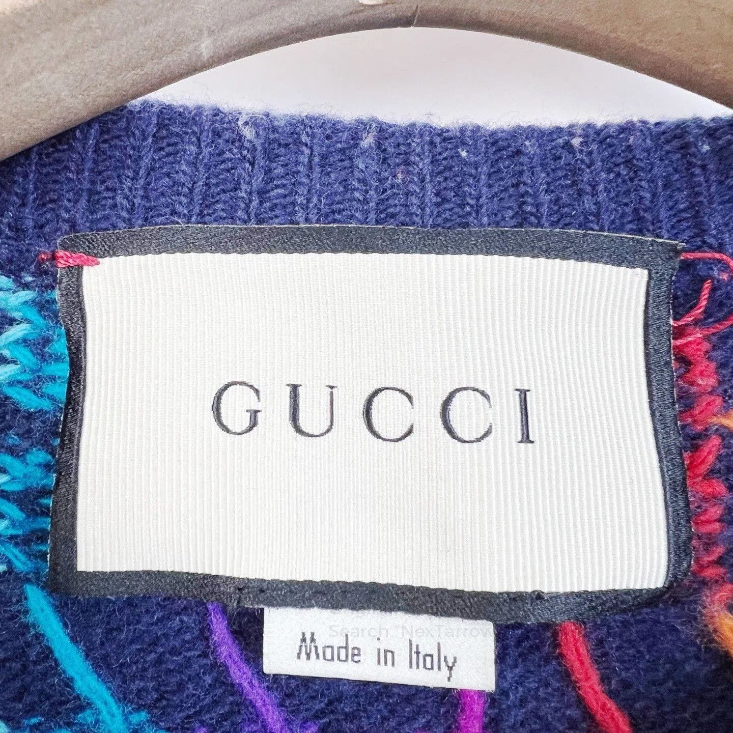 Gucci Gucci Rainbow Neon Wool Sweater. Size XS / US 0-2 / IT 36-38 - 4 Thumbnail