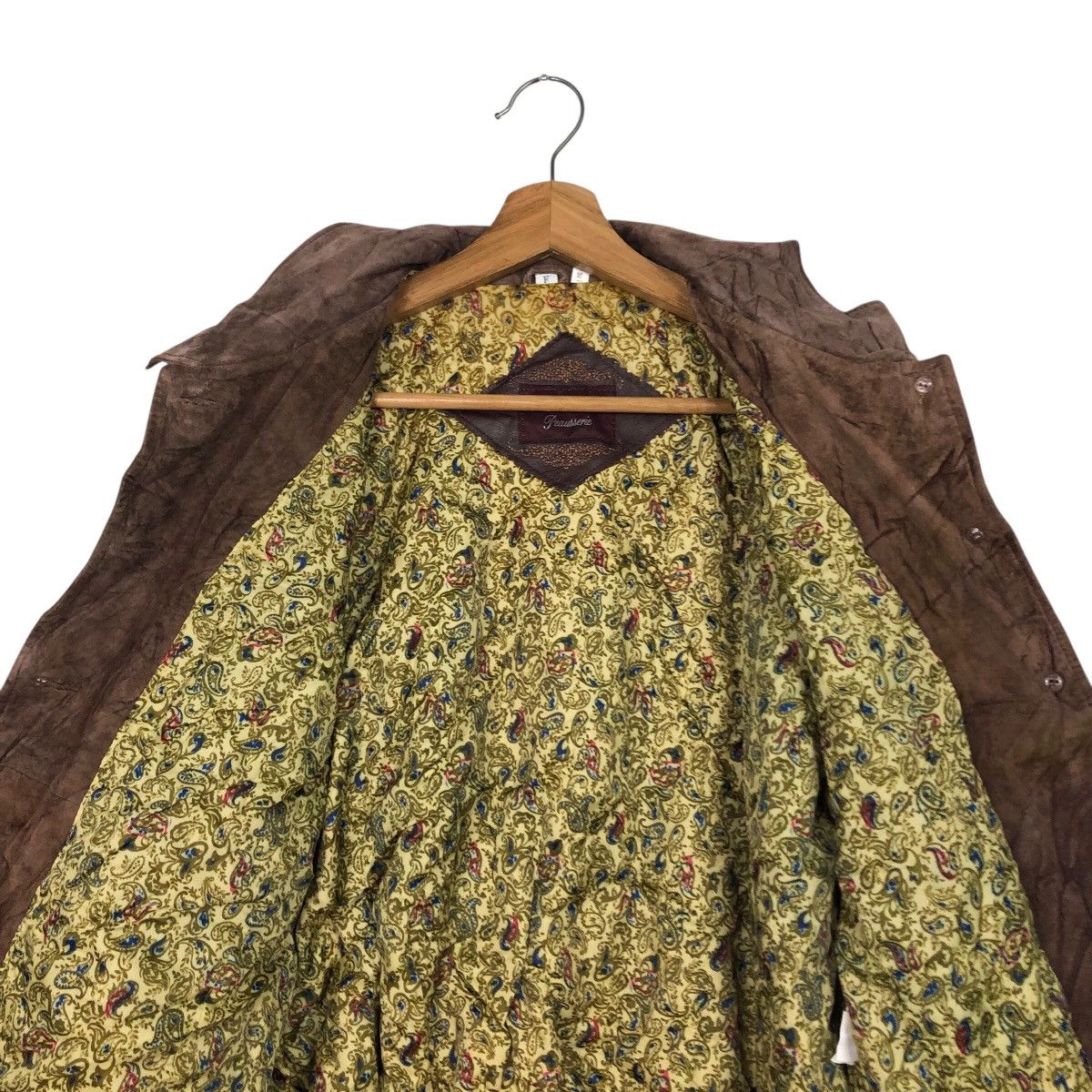Japanese Brand 📌Vtg Bomber Leather Jacket Blanket Atelier Sab Issey Miyake Size US M / EU 48-50 / 2 - 15 Thumbnail