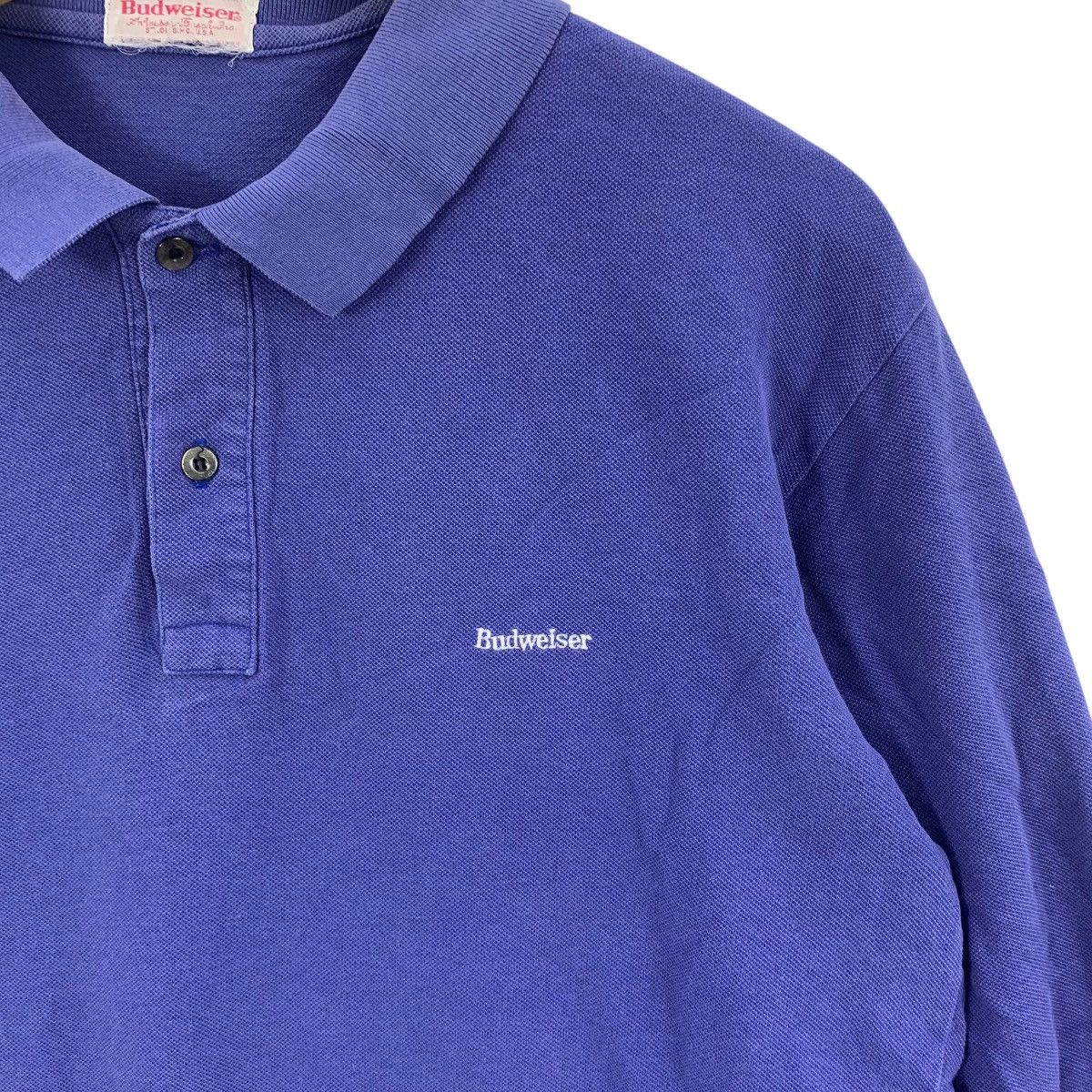 Budweiser Vintage BUDWEISER BEER Embroidered Logo Polo Tee Shirt Top Size US M / EU 48-50 / 2 - 5 Thumbnail