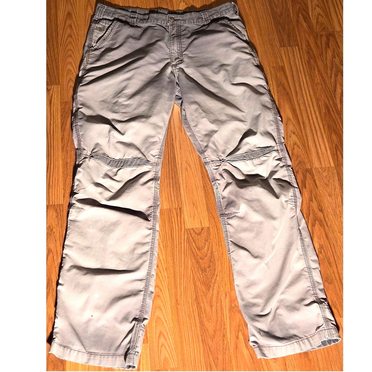 Carhartt Vintage Grey Carhartt Cargo Pants - Men's 38x36 Size US 38 / EU 54 - 2 Thumbnail