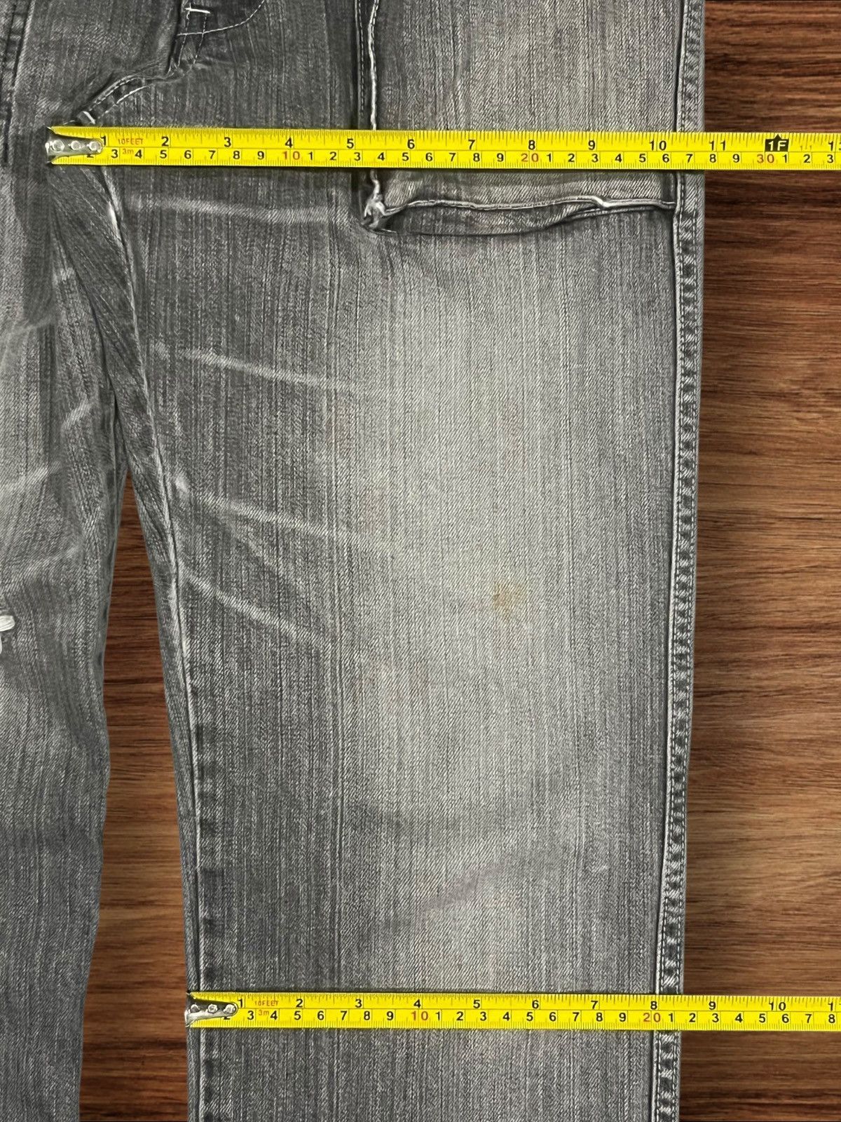 Johnbull Vintage Japanese John Bull Distressed Military Baker Jeans Size US 29 - 17 Thumbnail