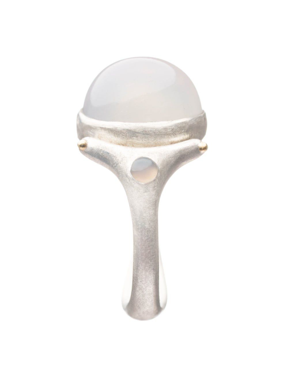 Other KAI / 925 Silver Ring with Quartz & Chalcedony Size ONE SIZE - 1 Thumbnail