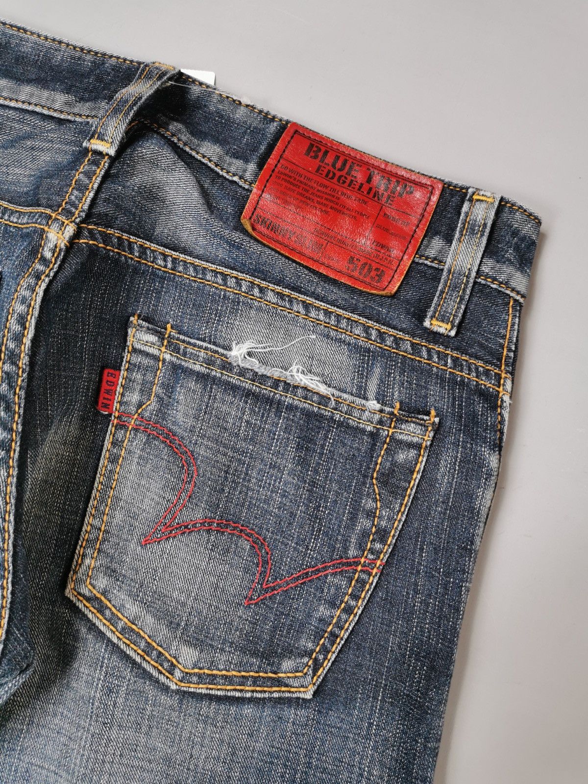 Edwin Edwin 503 Slim Denim Jeans Size US 31 - 5 Thumbnail