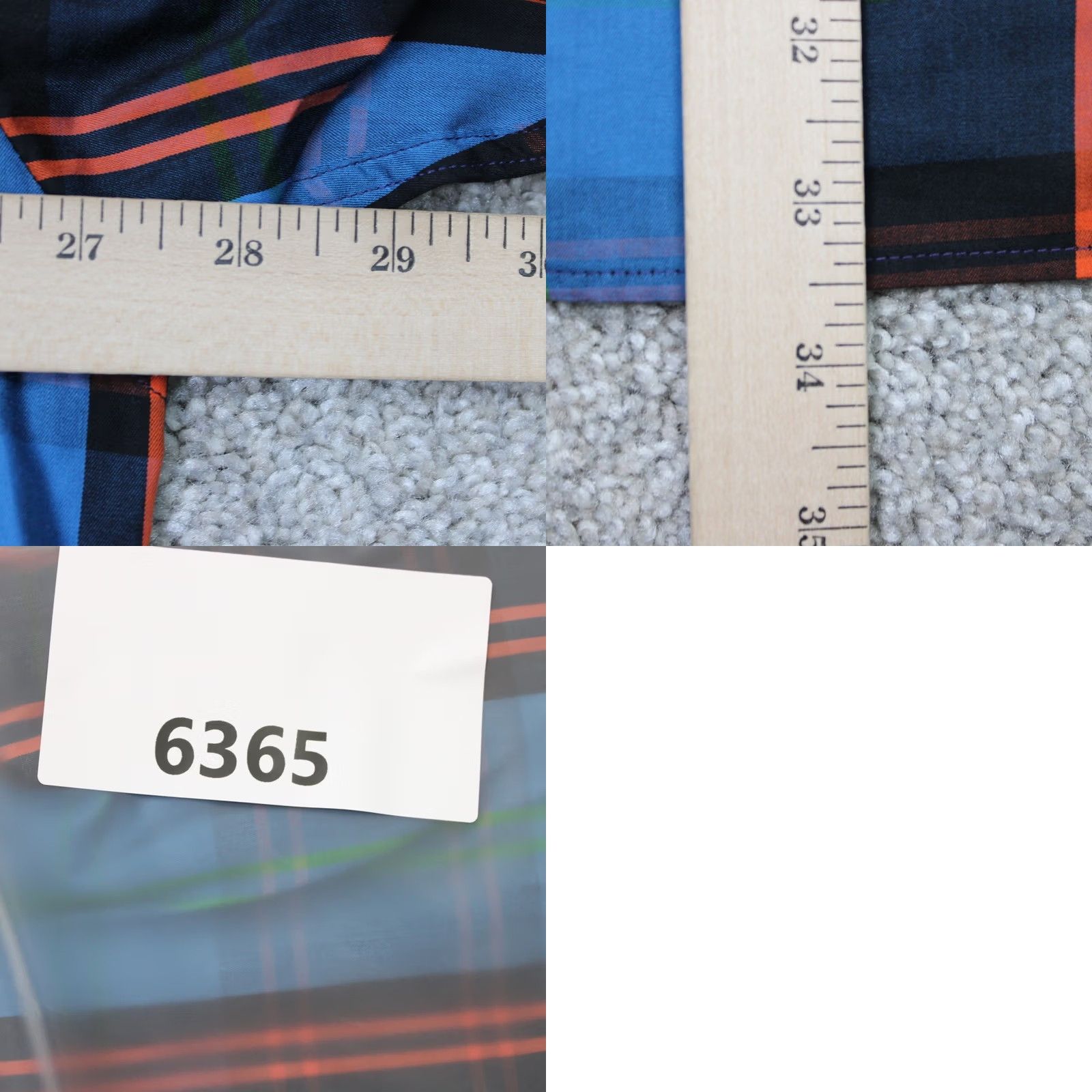 Vintage Gitman Bros Shirt Mens XL Blue/Orange/Black 100% Cotton Long Sleeve Button-Down Model: Sportsman Vintage: No Size US XL / EU 56 / 4 - 9 Thumbnail