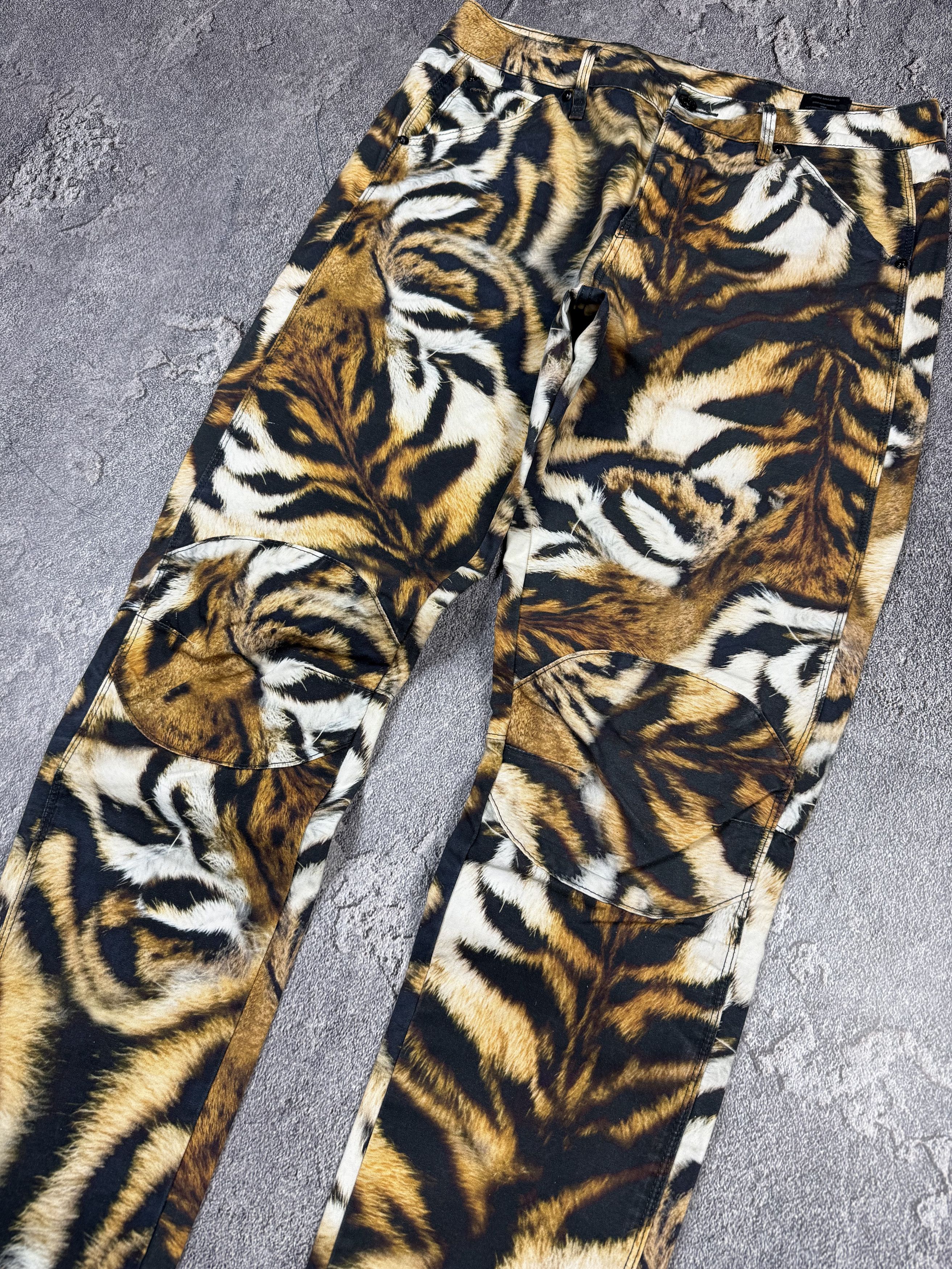 G-Star × Pharrell Rare G-Star Raw x Pharrell Tiger Print Pants Size 27" / US 4 / IT 40 - 2 Thumbnail