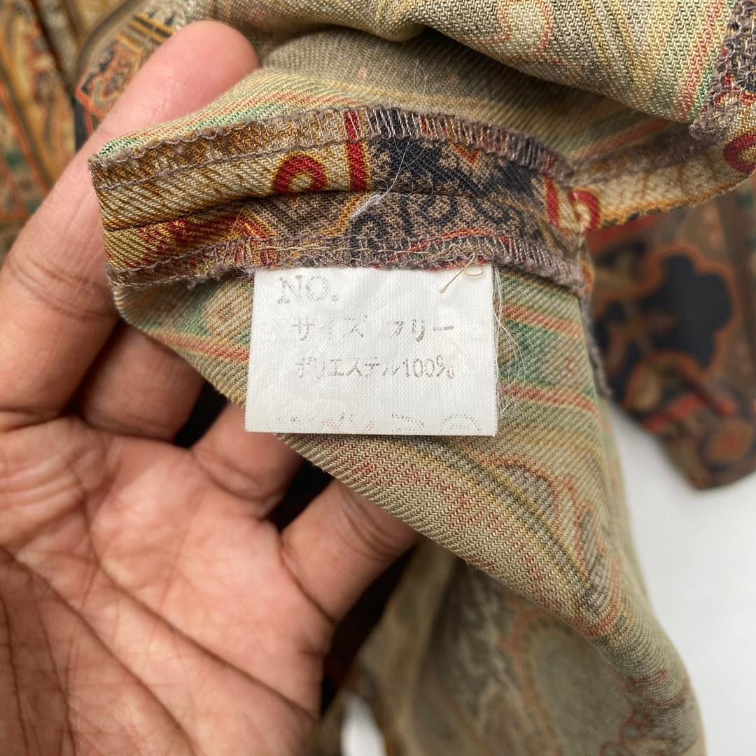 Other VINTAGE BLOUSE FLORAL MOTIFS EXTRA LARGE GEOMETRIC PATTERN Size XL / US 12-14 / IT 48-50 - 9 Thumbnail