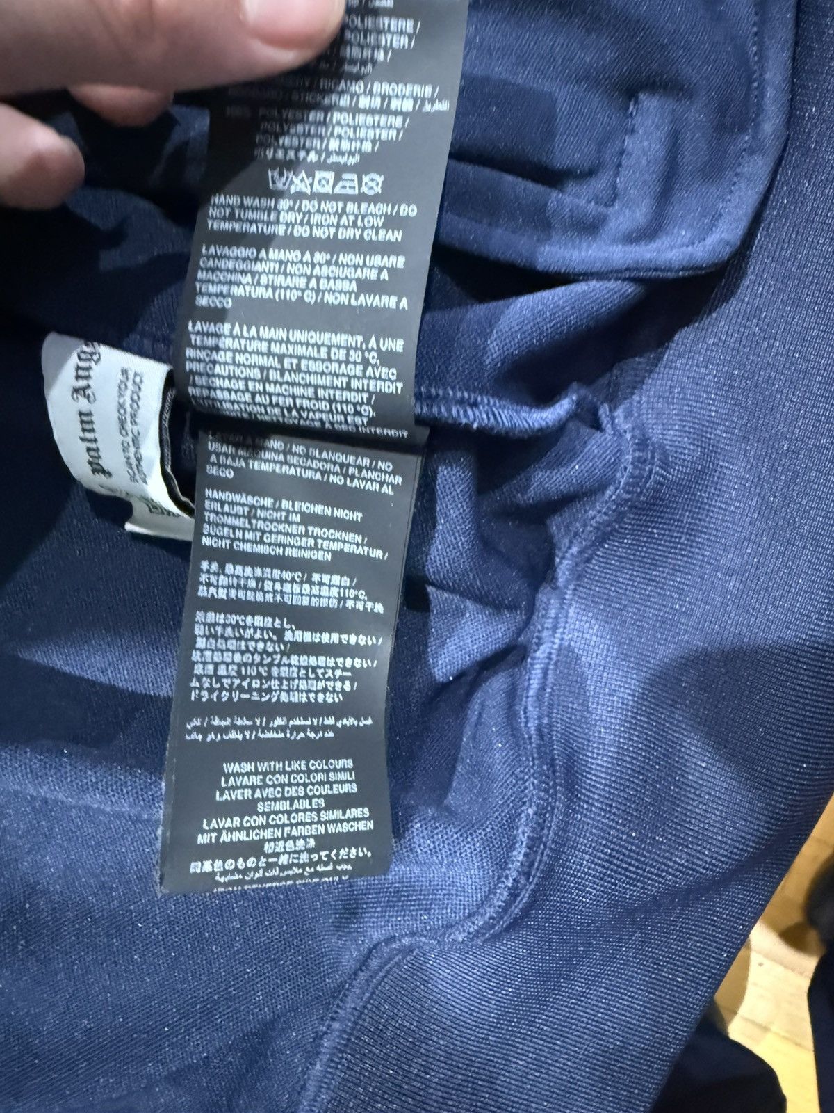Navy Palm Angels Track Jacket