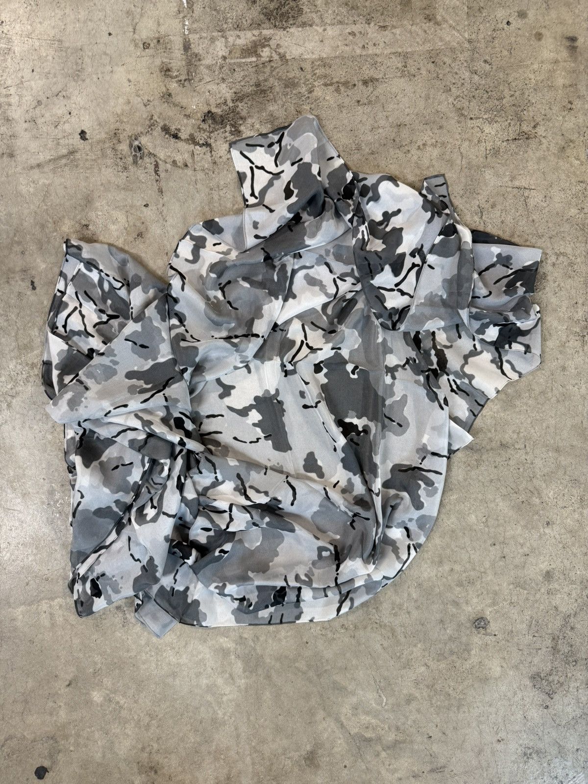 ALEXANDER DIGENOVA Alexander Digenova Snow Camo Silk Bandana Size ONE SIZE - 2 Thumbnail