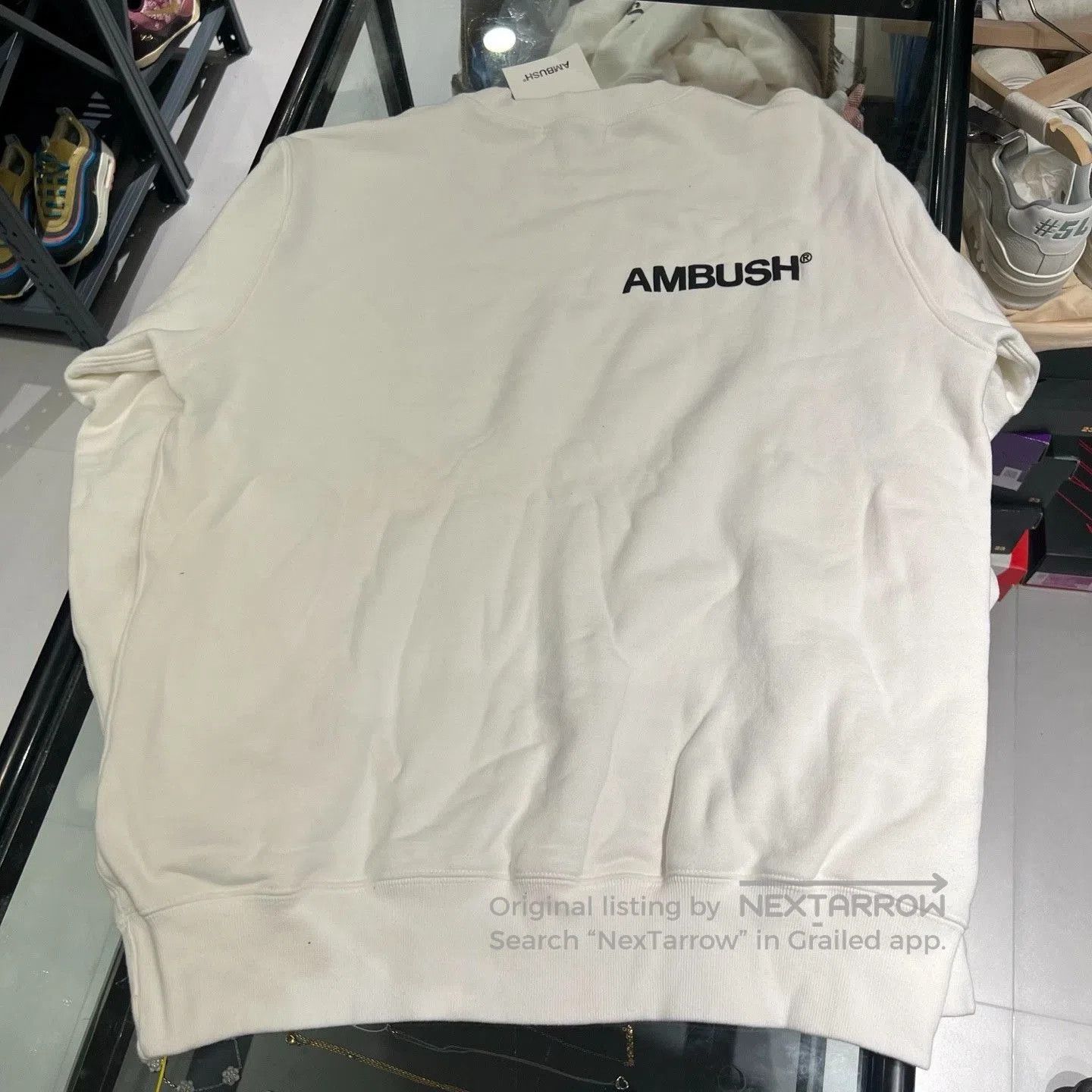 Ambush Design AMBUSH FW21 Logo Print Sweatshirt. Size L / US 10 / IT 46 - 5 Thumbnail