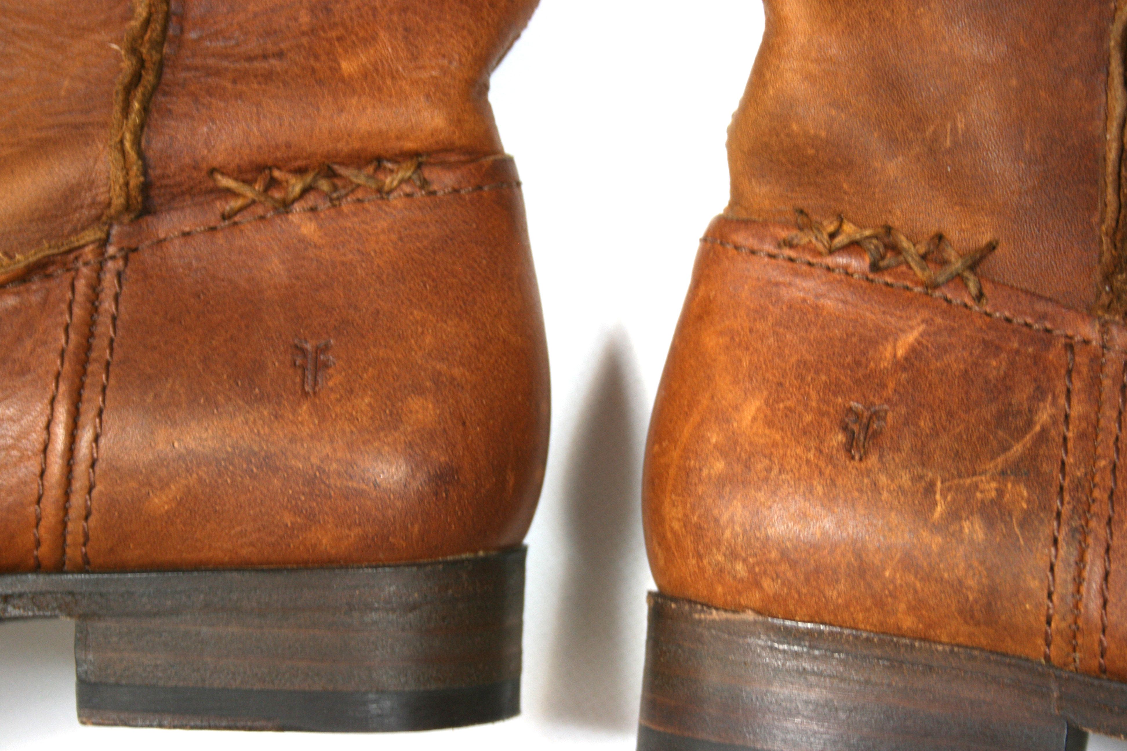 Frye Cowboy High Boots Made in Mexico Size US 5.5 / IT 35.5 - 4 Thumbnail