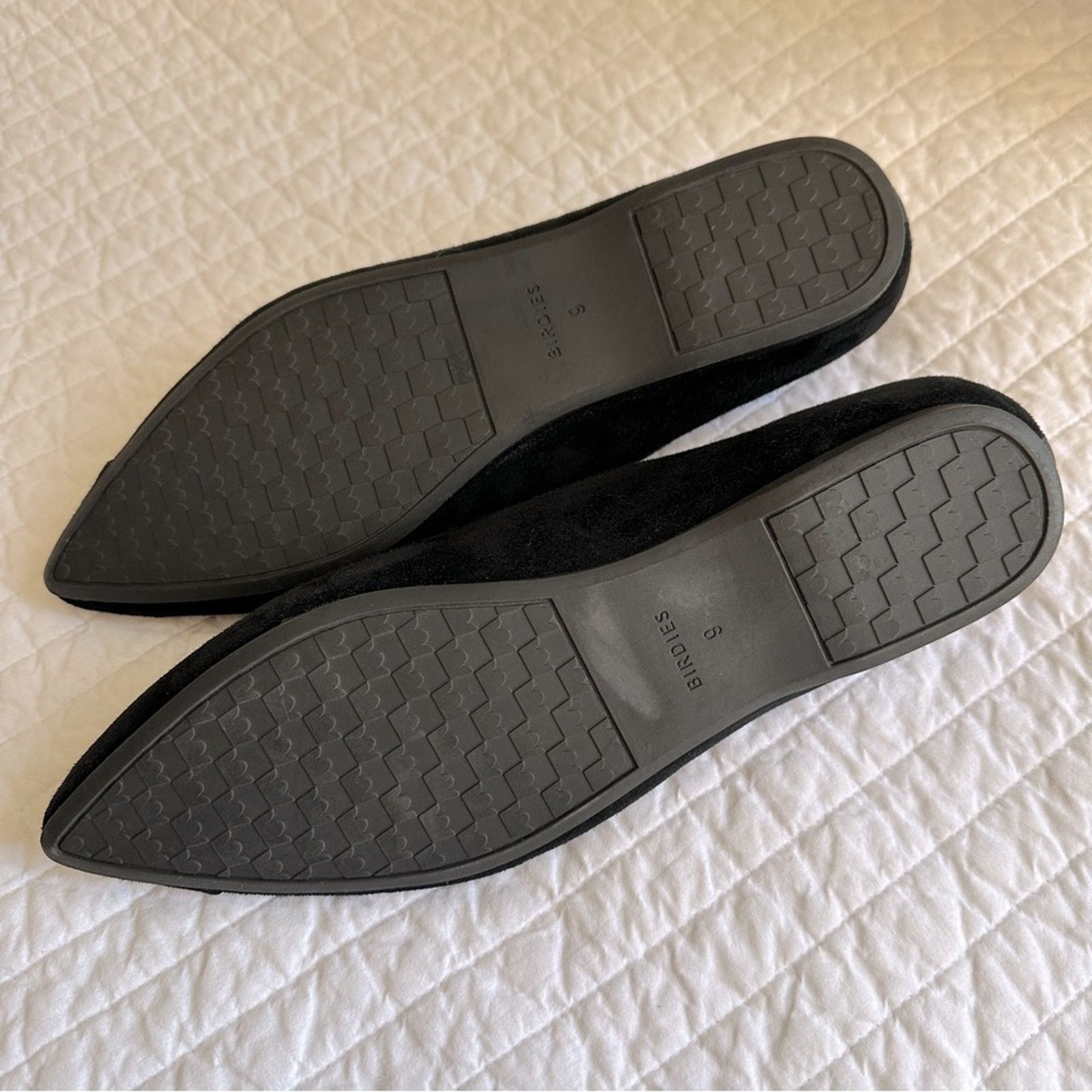 Other BIRDIES The Goldfinch Pointed Toe Ballet Flats Black Suede 9 Size US 9 / IT 39 - 10 Thumbnail
