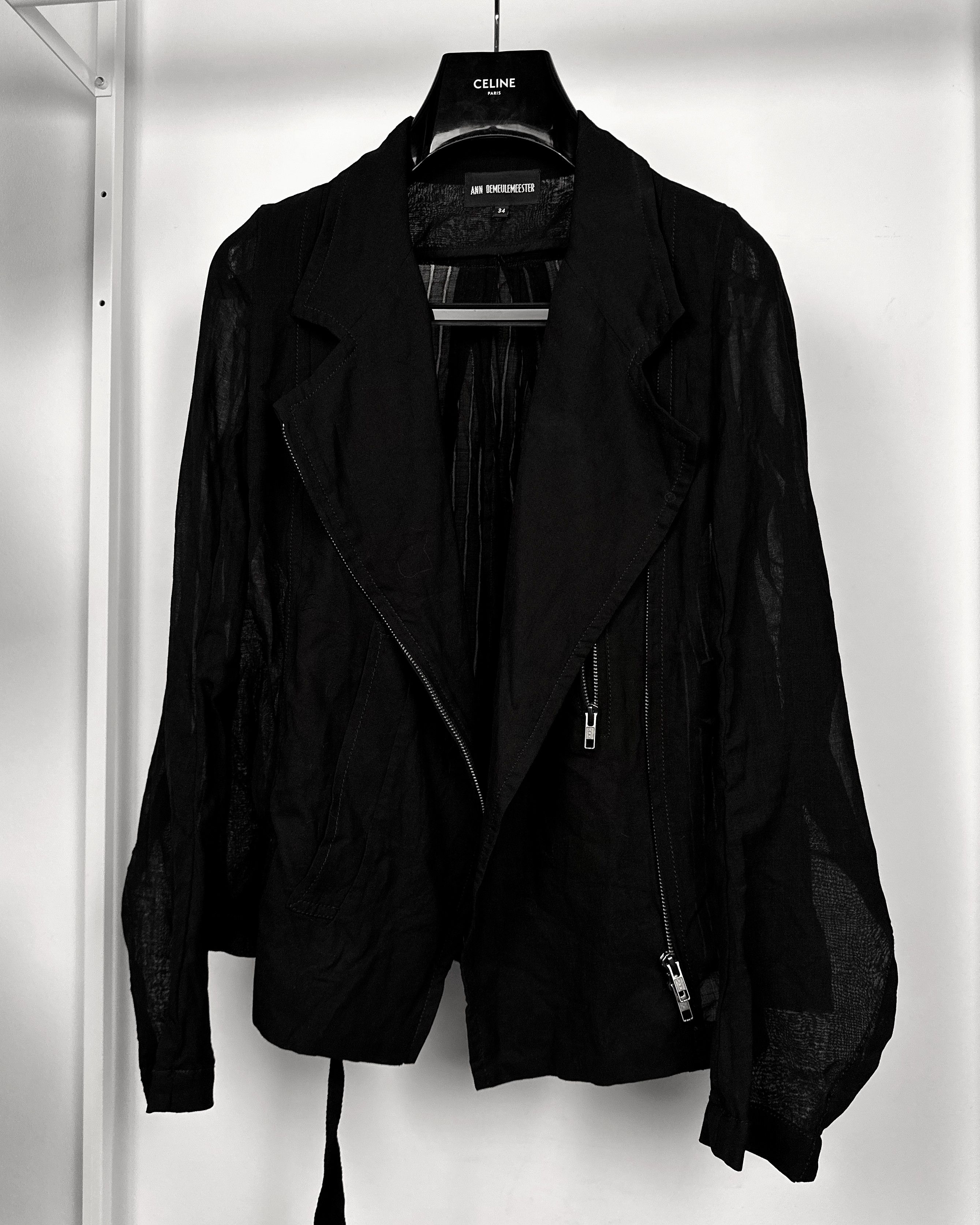 Ann Demeulemeester Ann Demeulemeester Sheer Transformer Jacket Size US S / EU 44-46 / 1 - 4 Thumbnail