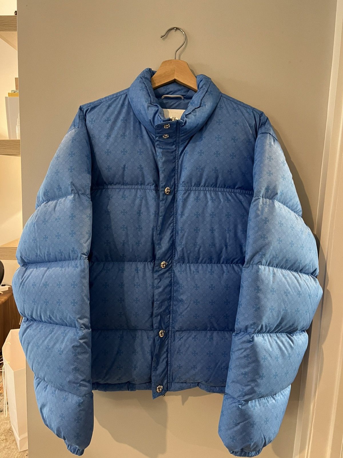 Chrome Hearts Chrome Heart “Stiff” Monogram Puffer Jacket