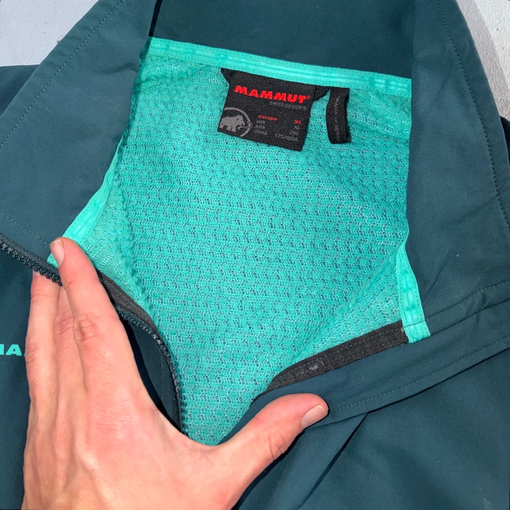 Mammut Mammut SofTech Jacket Windbreaker Soft Shell Full Zip Pockets Green XL Womens Size XL / US 12-14 / IT 48-50 - 7 Thumbnail