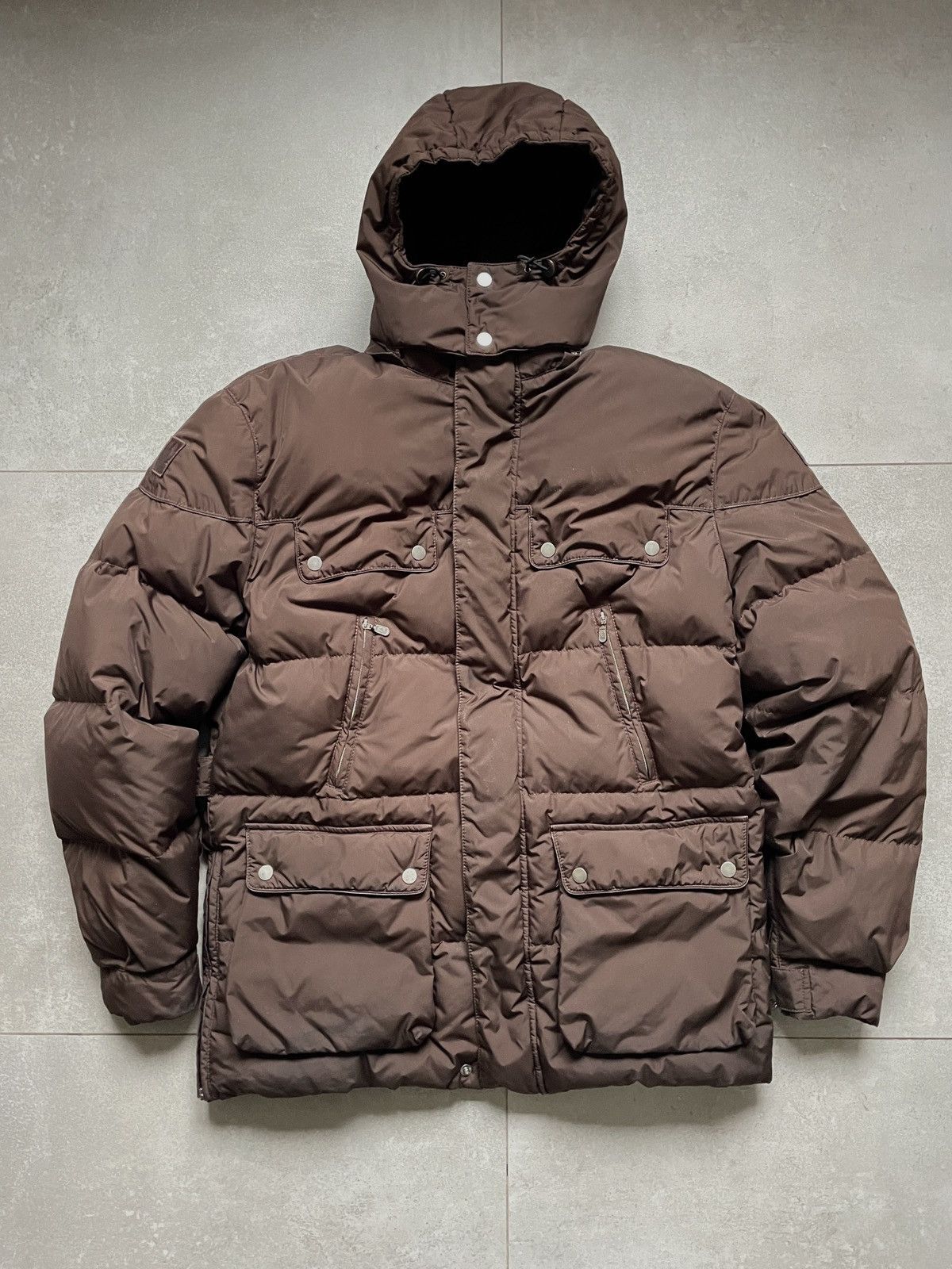 Belstaff BELSTAFF SILVER LABEL GOOSE DOWN BROWN PUFFER PARKA Size US XL / EU 56 / 4 - 1 Thumbnail