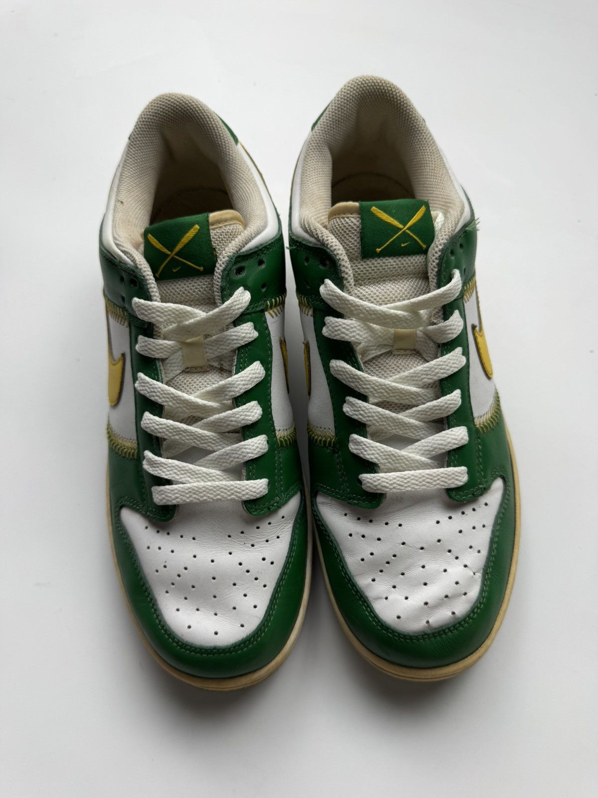 Nike 2005 Nike Dunk Low Baseball Pack Oakland Size US 9 / EU 42 - 4 Thumbnail