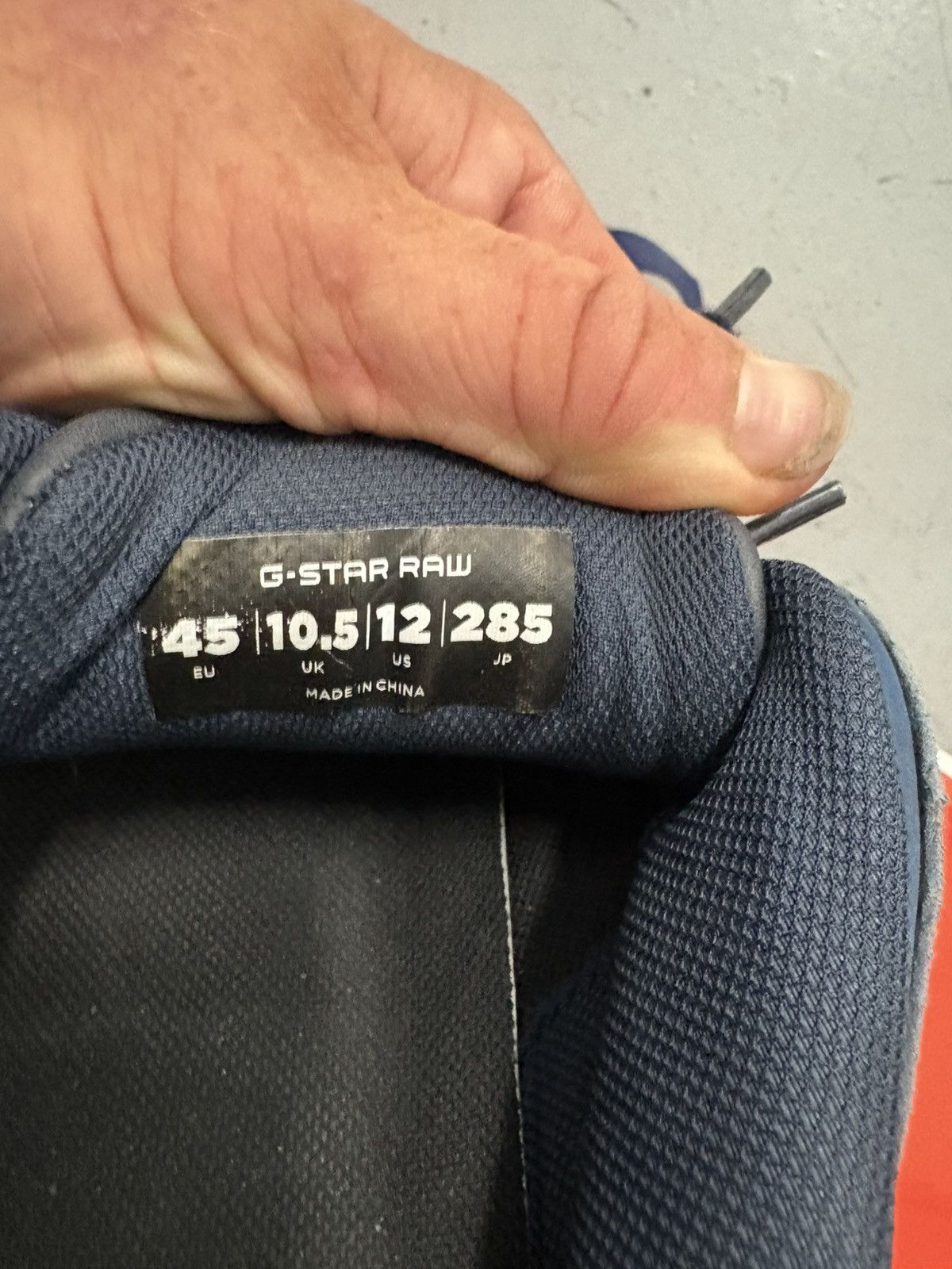 G-Star G-Star RAW Men's Low Top Athletic Sneakers Black Navy Size US 12 / EU 45 - 5 Thumbnail