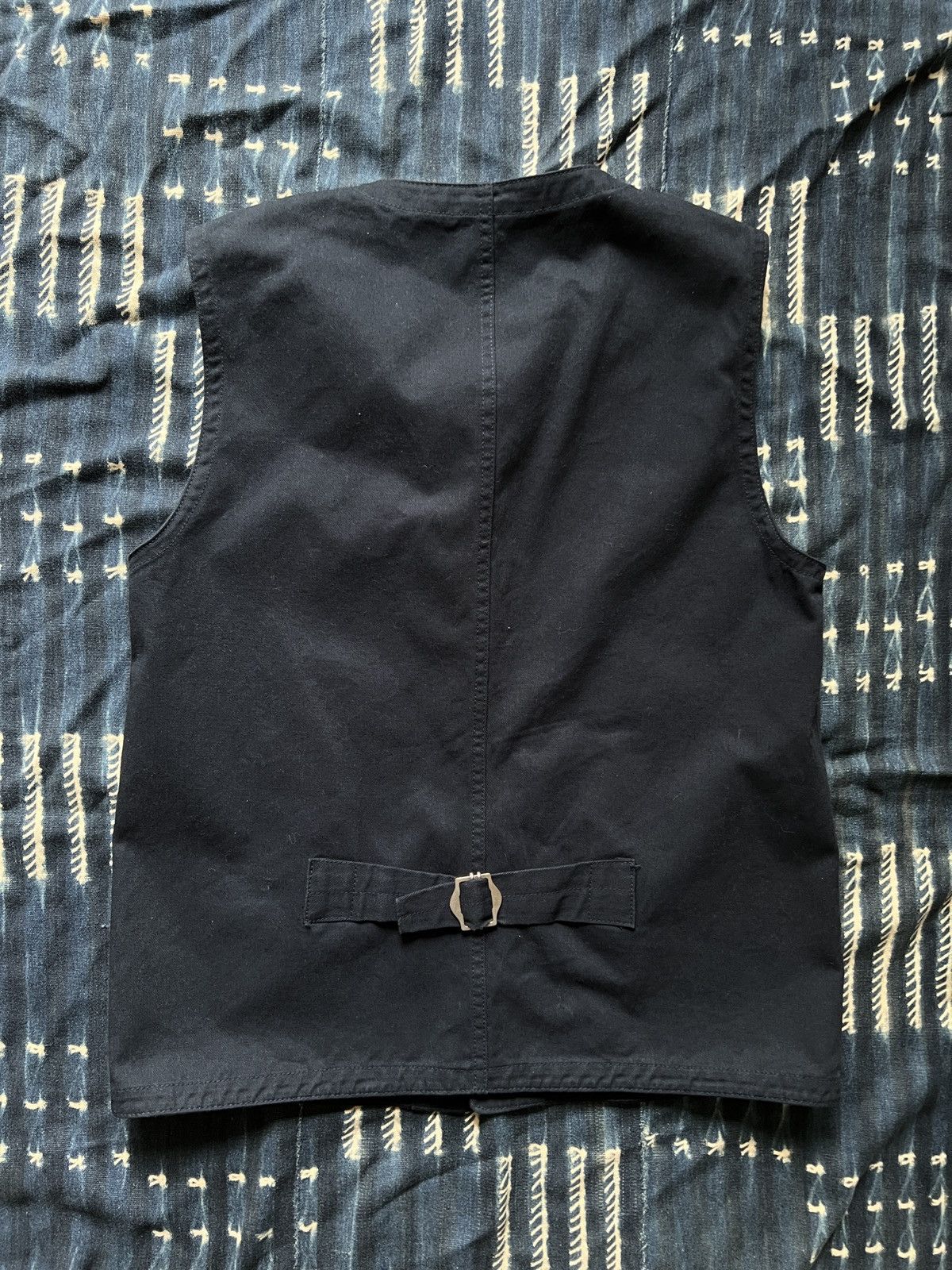 Vintage American Workwear Twill Vest M RRL Polo Kapital Size US M / EU 48-50 / 2 - 2 Thumbnail