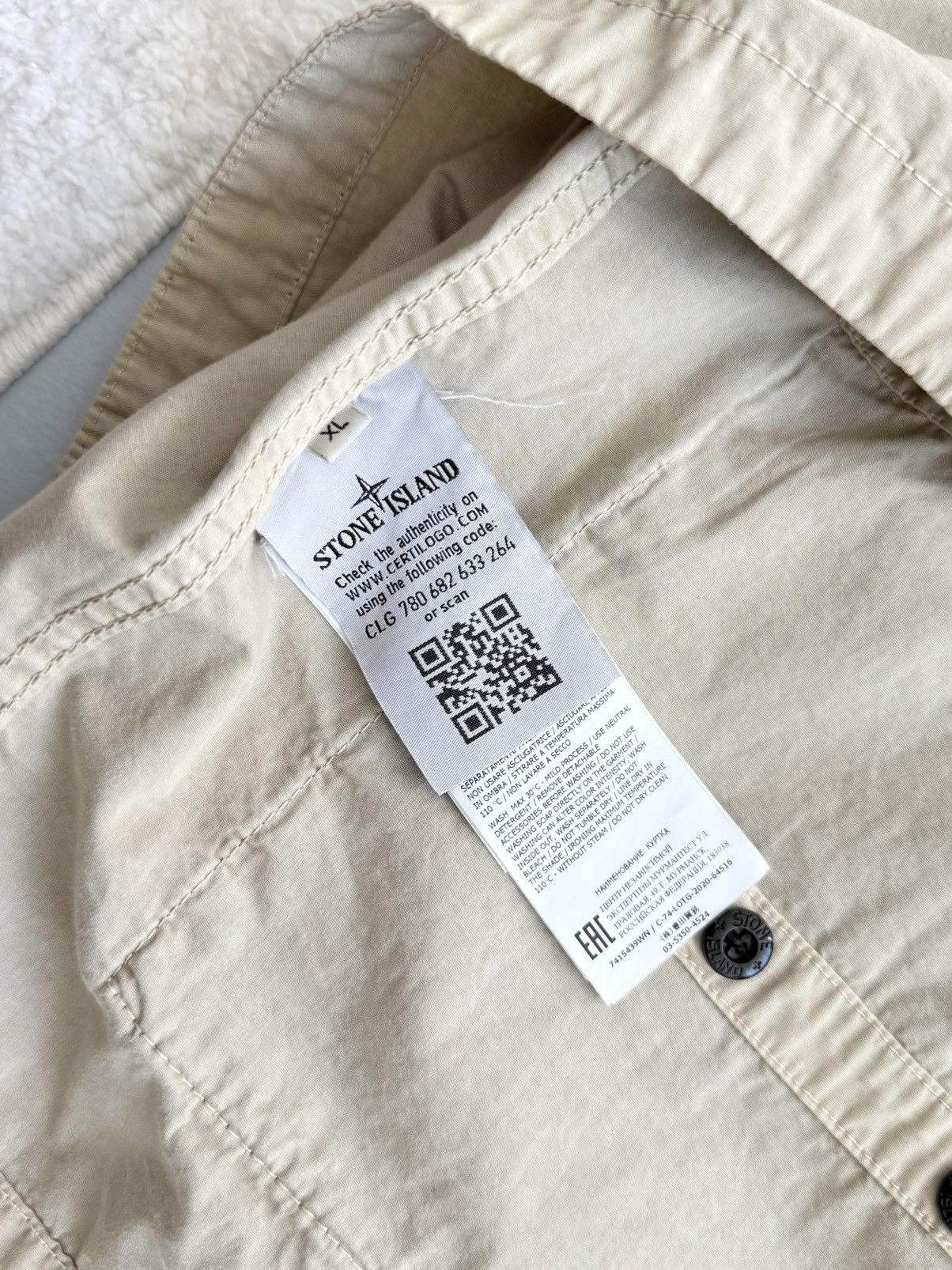 Stone Island Stone Island Tela Smerigliata Garment Dyed Jacket Pocket Size US L / EU 52-54 / 3 - 17 Thumbnail
