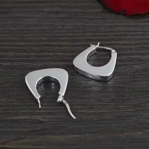 Other S925 pure silver earrings and Tremella nails Size ONE SIZE - 2 Thumbnail