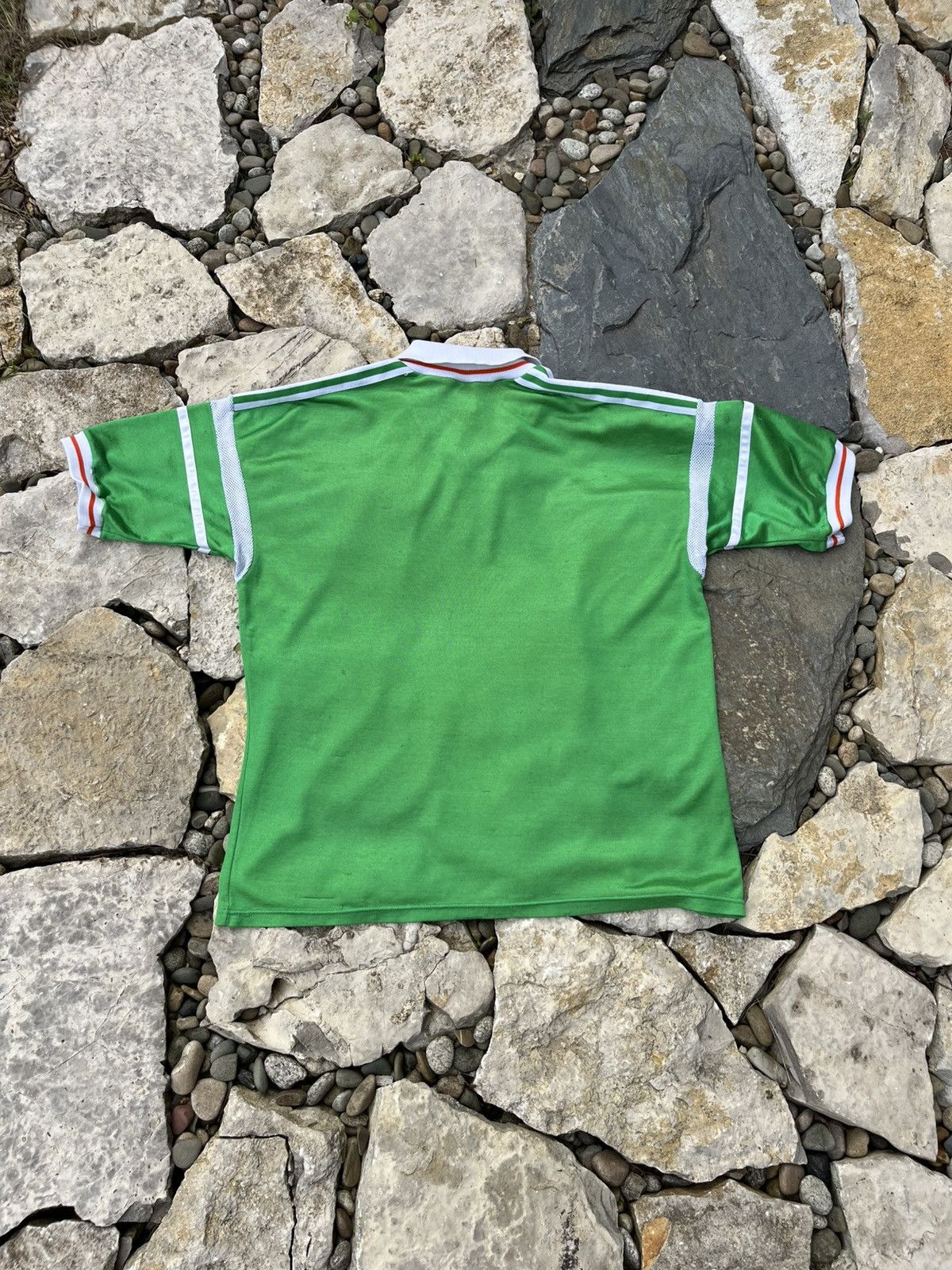 Adidas × Vintage Vintage 80s Adidas Ireland soccer jersey national team lucky Size US L / EU 52-54 / 3 - 2 Thumbnail