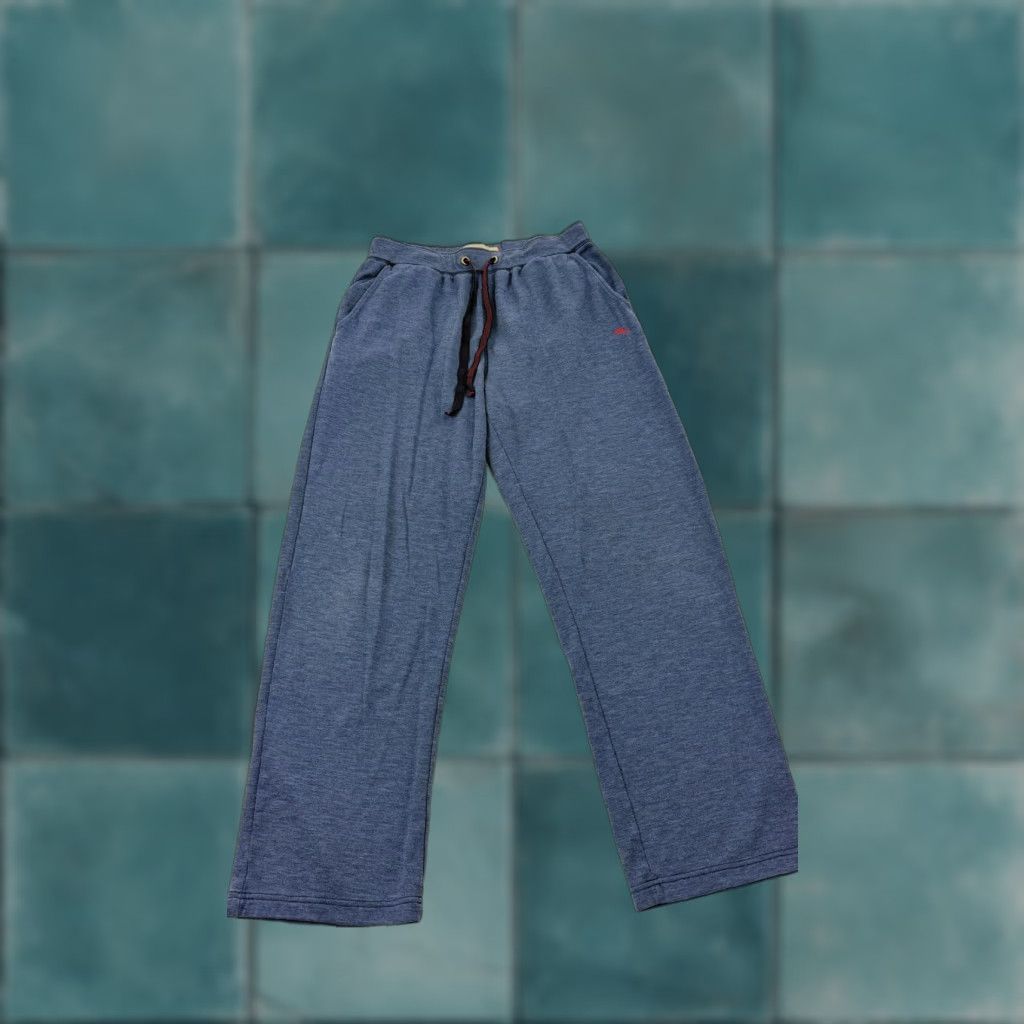 Tommy Bahama Tommy Bahama Lounge Pants Mens Medium Blue Knit Drawstring Jersey Casual Size US 31 - 1 Thumbnail