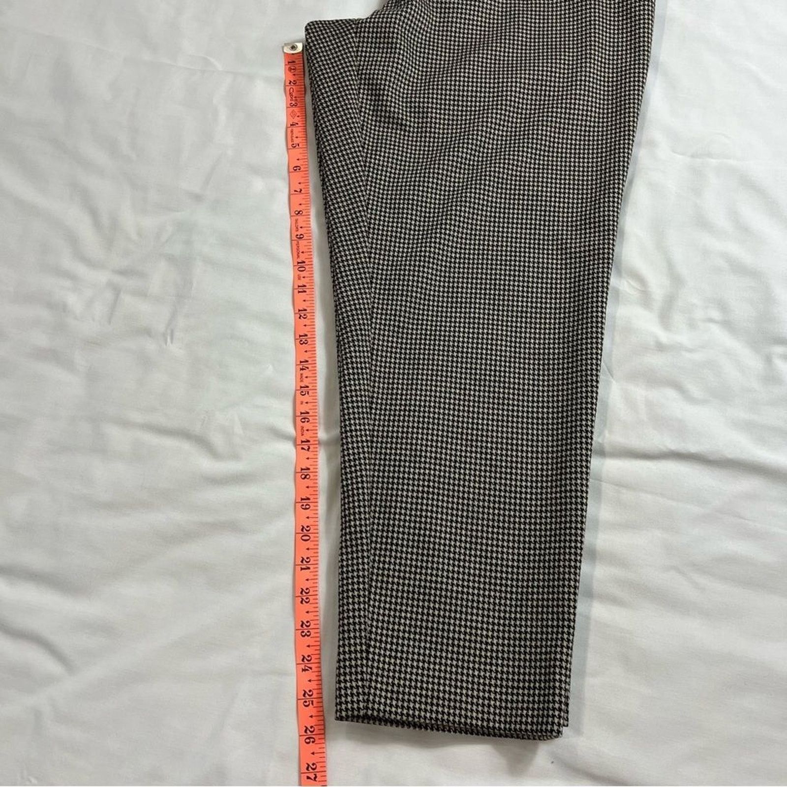 Nine West Nine West Women's Slacks XL Harringbone Black Tan Size 36" / US 14 / IT 50 - 3 Thumbnail