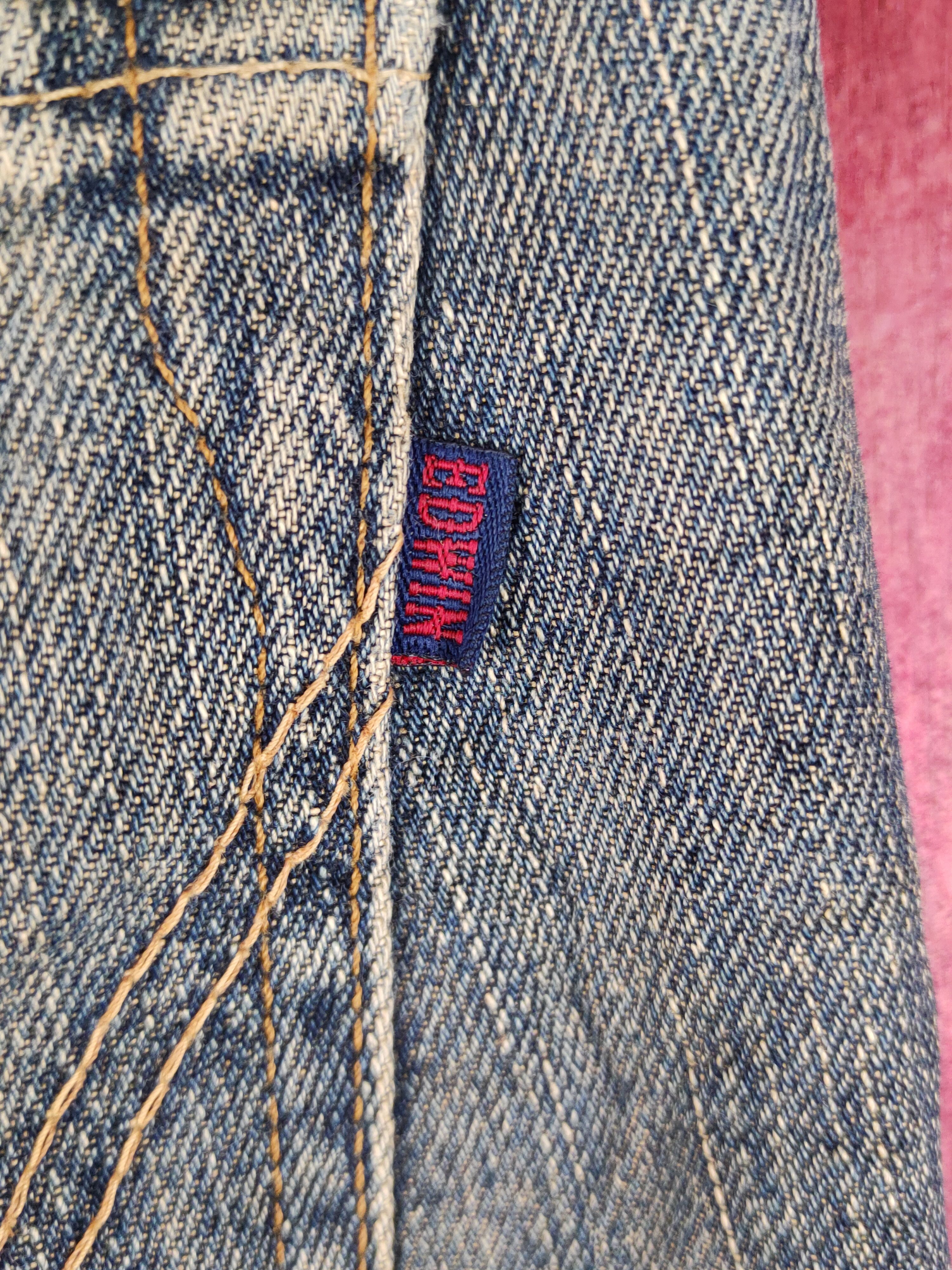 Edwin Edwin Dark Blue Faded Distressed Ripped Jeans #S2239 Size US 31 - 9 Thumbnail