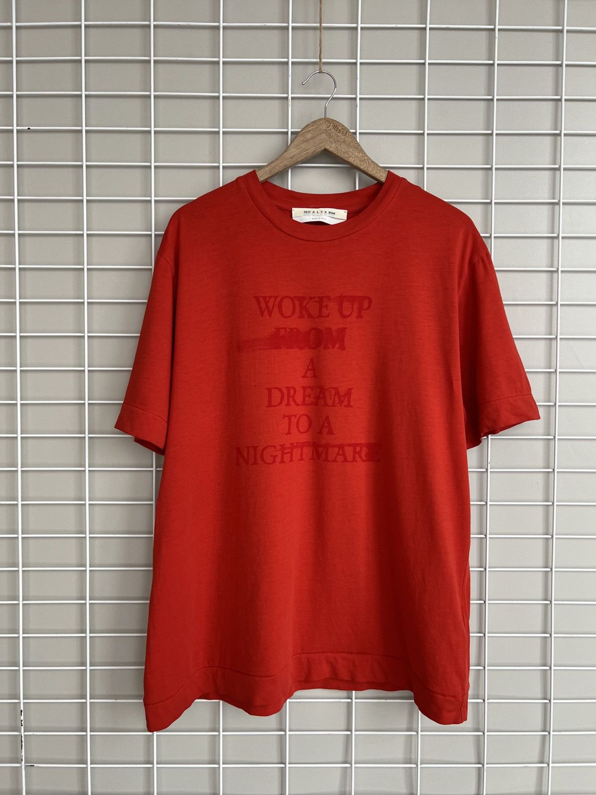 1017 ALYX 9SM Dream Nightmare T-Shirt Size L/XL Short Sleeve