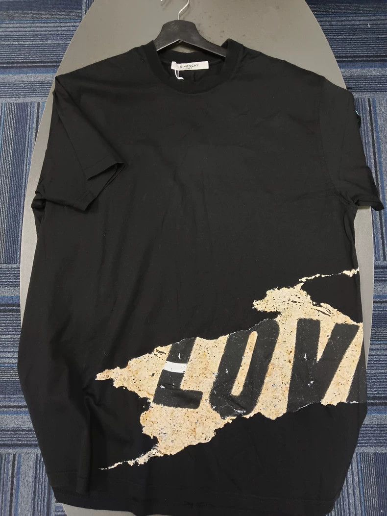 Givenchy Givenchy Graffiti Printed Logo Short Sleeve T-Shirt Black Size US XXS / EU 40 - 1 Thumbnail