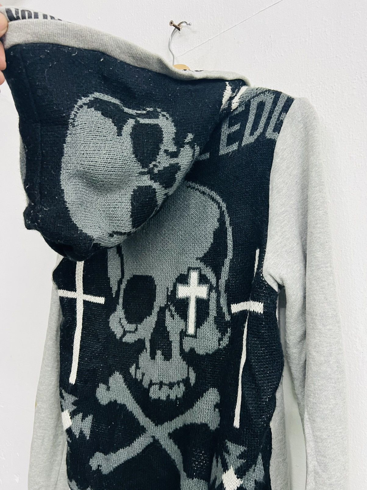 If Six Was Nine × Japanese Brand × Le Grande Bleu (L.G.B.) Ghost of Harlem Devil Skull Hoodie Zipper Size US M / EU 48-50 / 2 - 12 Thumbnail
