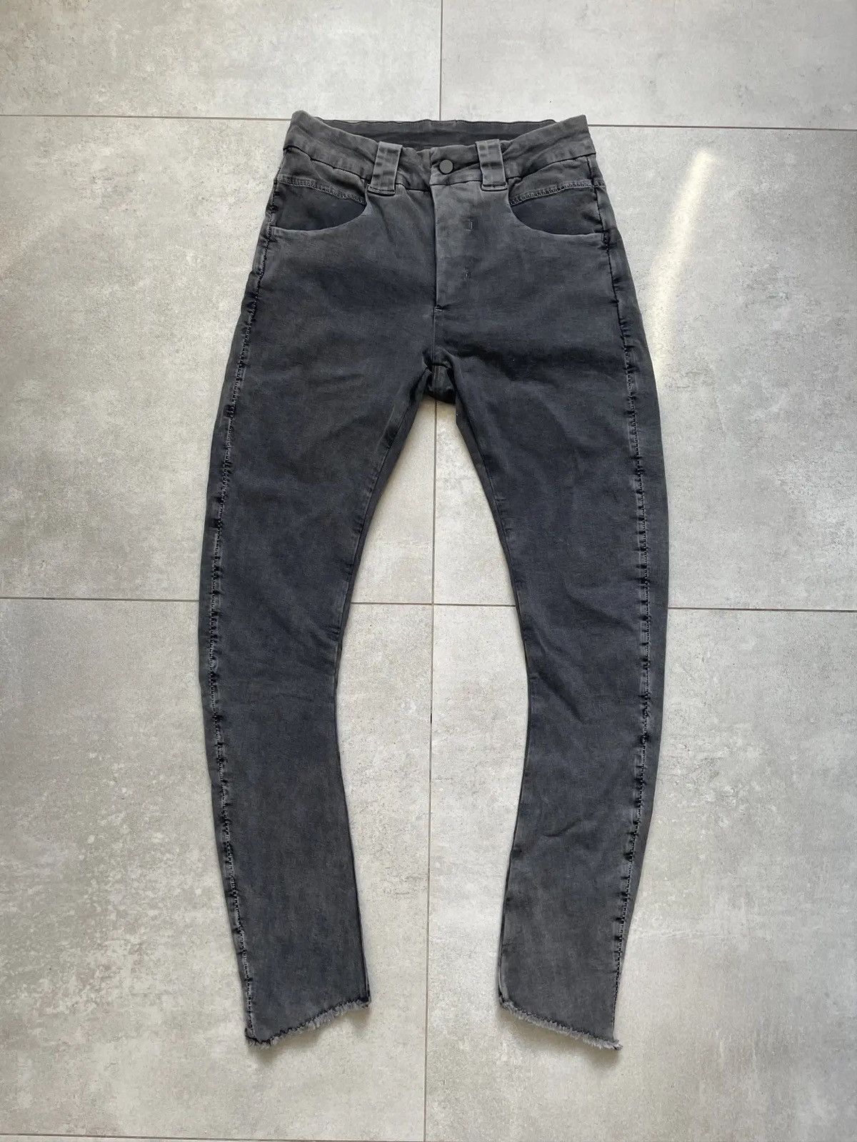 Thom Krom THOM KROM GREY MT65 DROPPED CROTCH RICK OWENS TYPE PANTS Size US 32 / EU 48 - 2 Thumbnail