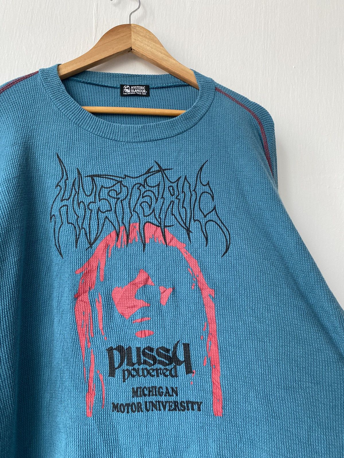 Hysteric Glamour Hysteric Glamour Waffle Longsleeve T-shirt Size US M / EU 48-50 / 2 - 2 Thumbnail