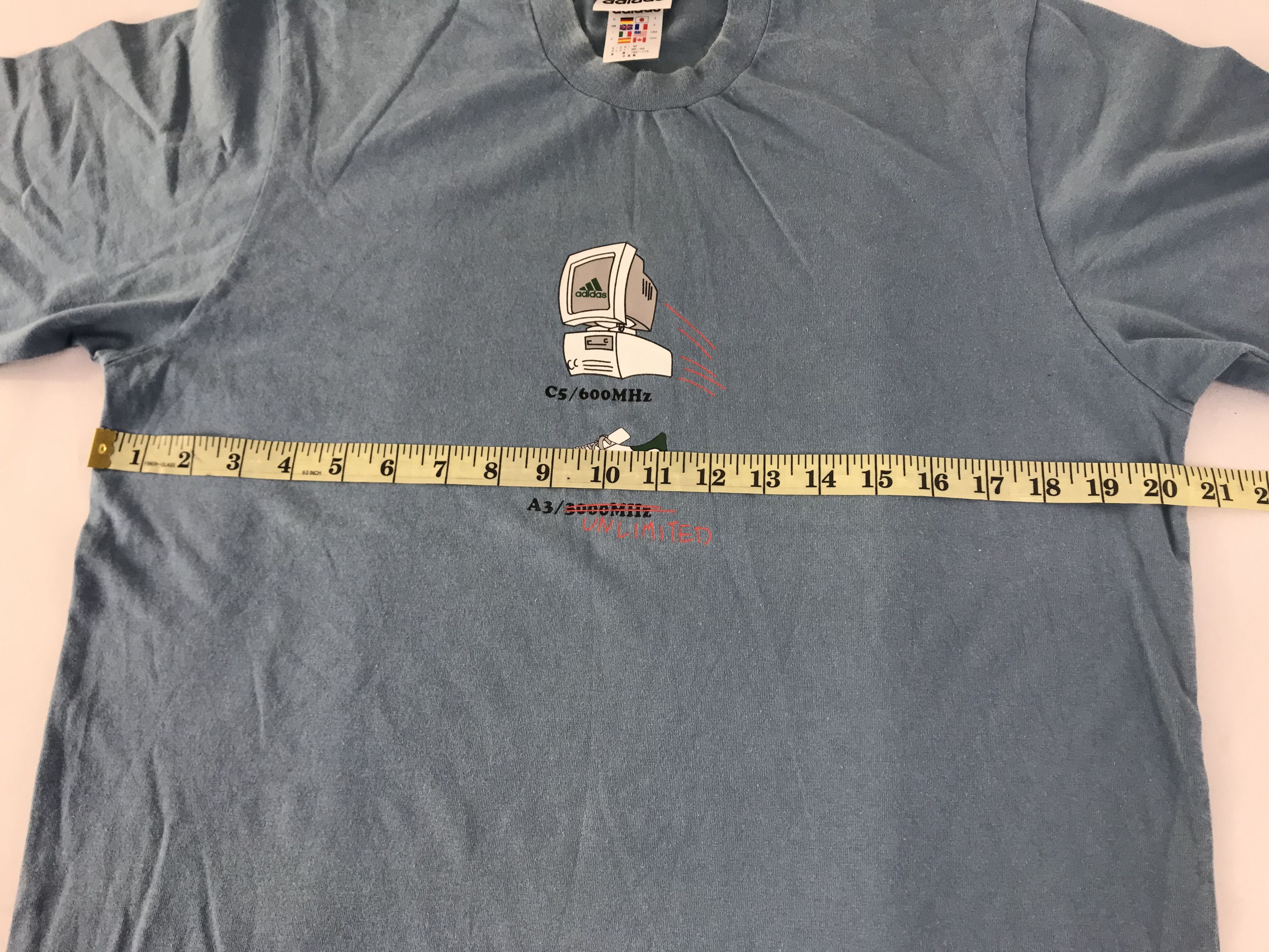 Nike 90s Adidas Athletic A3 Unlimited Sportswear Printed Tee Size US M / EU 48-50 / 2 - 9 Thumbnail