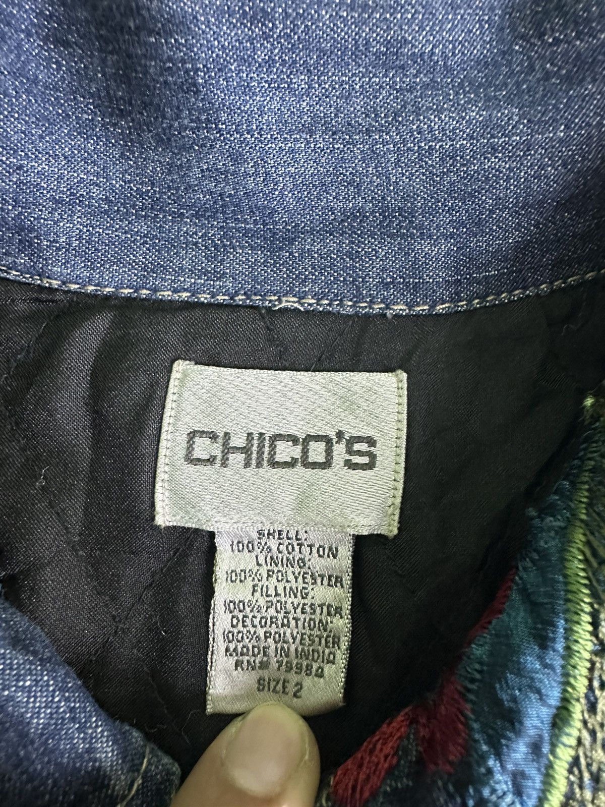 Edition Japan Vintage Chico’s Over Patches Embroidery Jacket Size US M / EU 48-50 / 2 - 7 Thumbnail