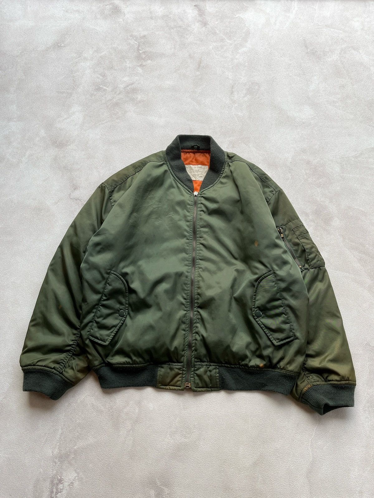 Other Vintage MA-1 Flyers Man Jacket bomber Size US M / EU 48-50 / 2 - 1 Thumbnail