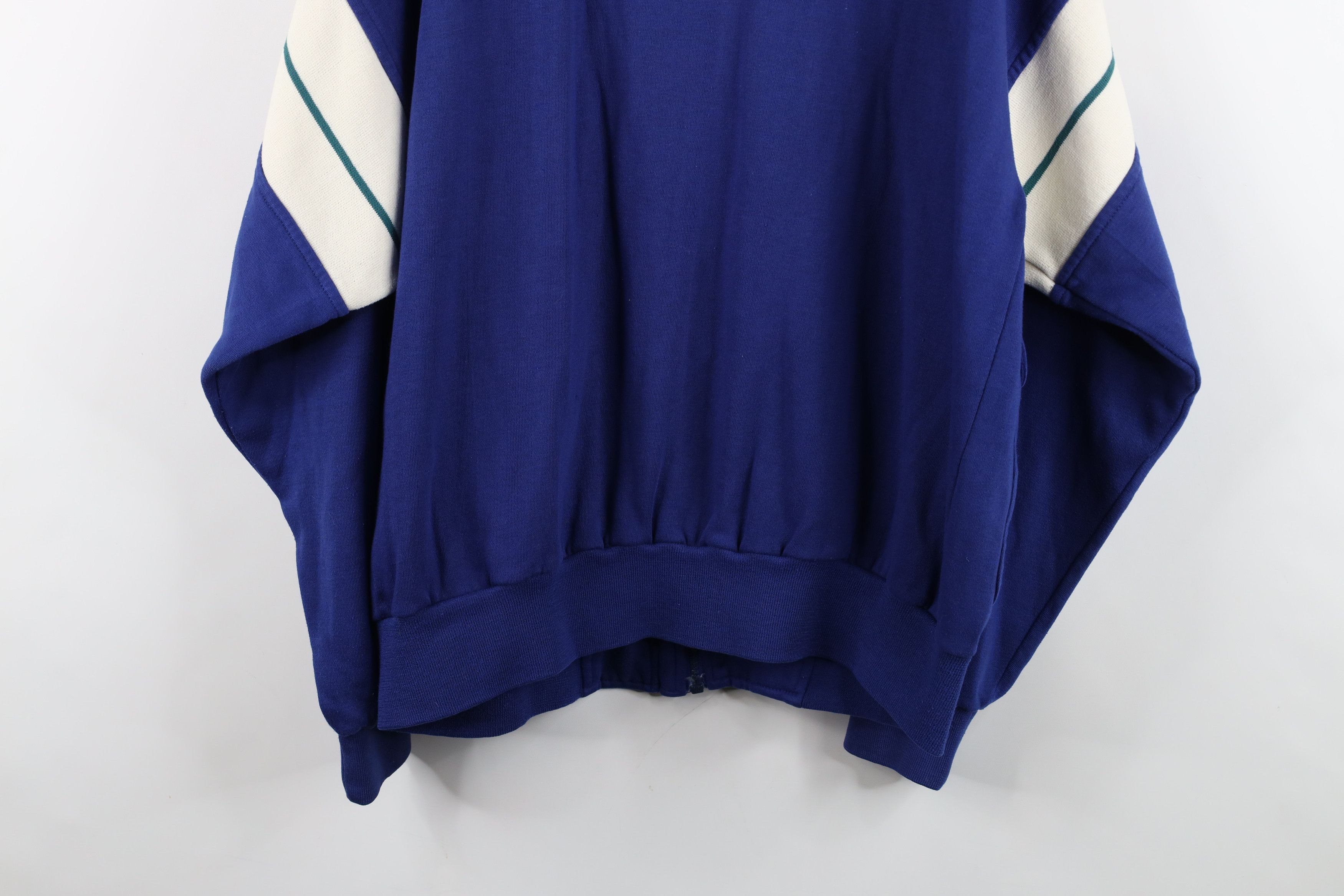 Vintage Vintage 90s Streetwear Warm Up Tennis Track Jacket Blue Size US L / EU 52-54 / 3 - 14 Thumbnail