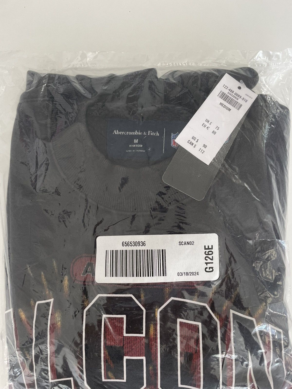 Abercrombie & Fitch Abercrombie Atlanta Falcons Crewneck Size US M / EU 48-50 / 2 - 2 Thumbnail
