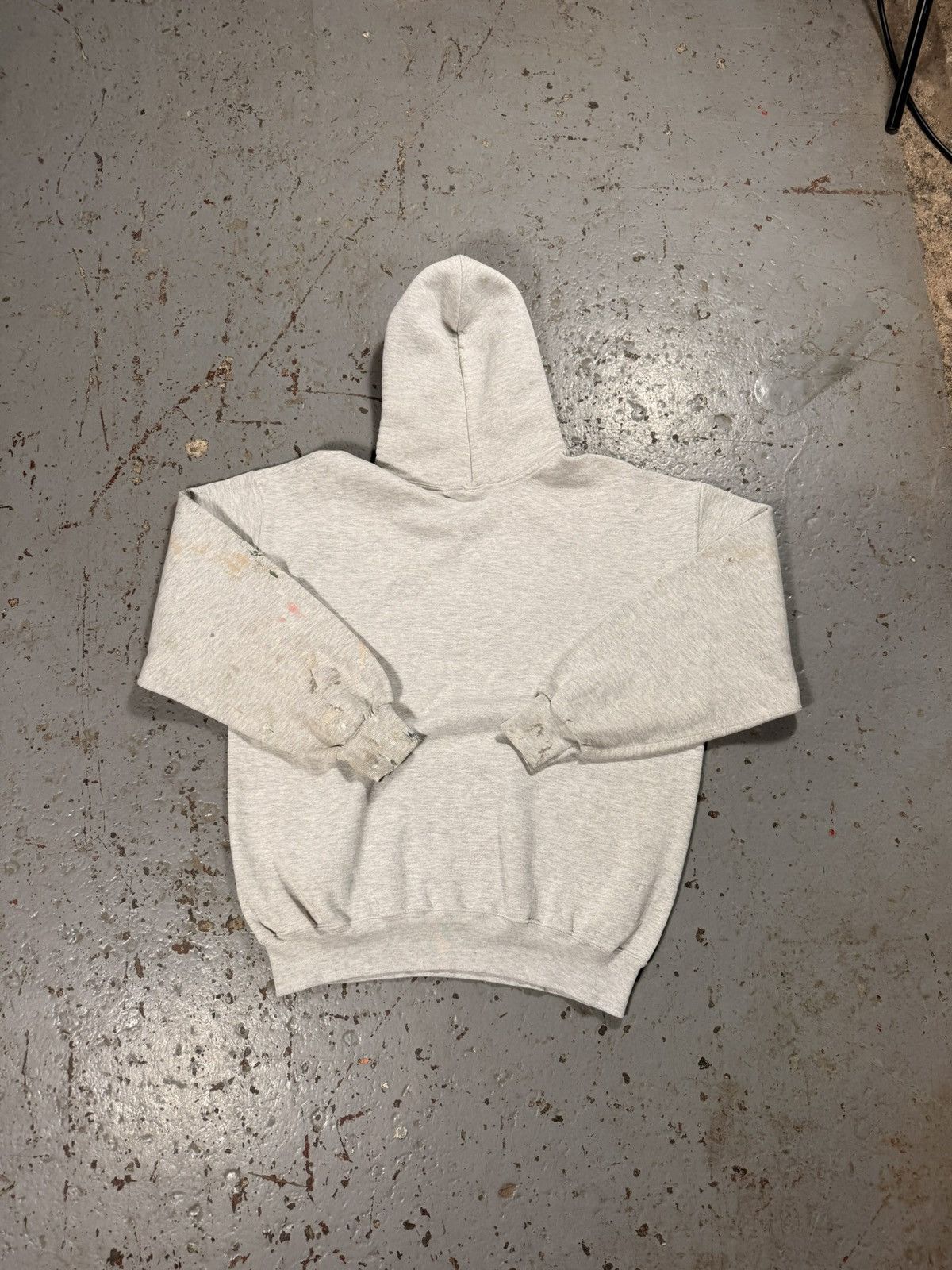 Russell Athletic Vintage Russells Athletic Thrashed Paint Splash Hoodie Size US XL / EU 56 / 4 - 7 Thumbnail
