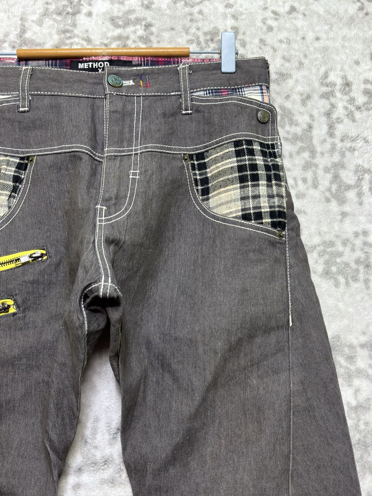 Vintage Vintage METHOD X UPSTART Curve Leg Casual Pants Size US 31 - 5 Thumbnail