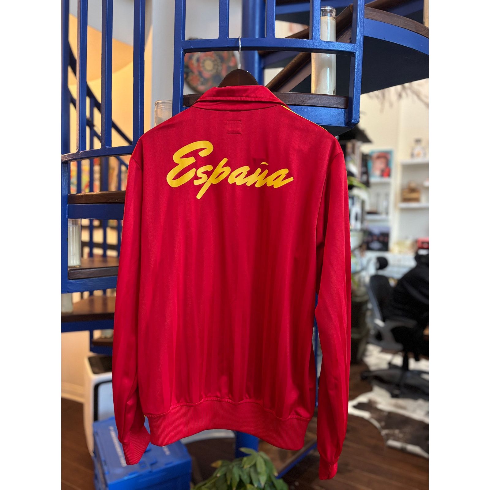 Adidas Adidas España Red Track Jacket Size L (1978 Collection) Size US L / EU 52-54 / 3 - 1 Thumbnail