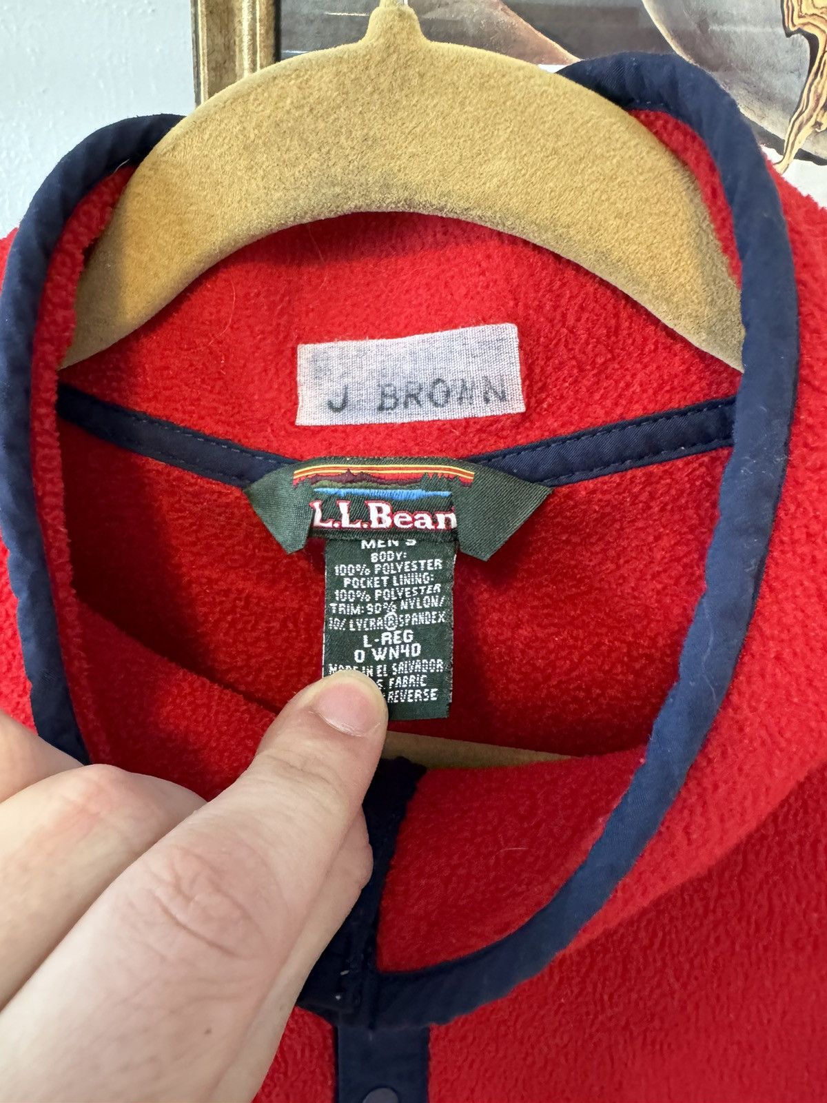 L.L. Bean × Vintage Vintage L.L. Bean T Snap Fleece Size US L / EU 52-54 / 3 - 3 Thumbnail