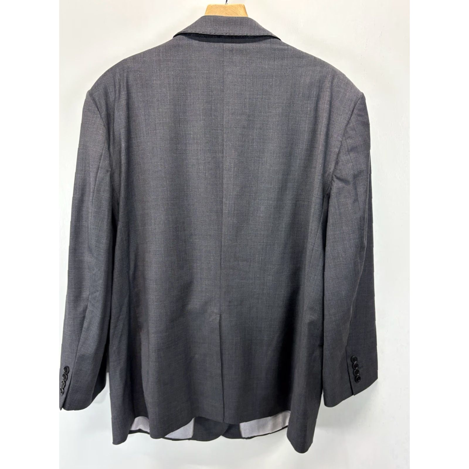 Brooks Brothers Brooks Brothers Madison Fit Gray Men's 48R Blazer Explorer Sport Coat Classic Single-Breasted Two-Button Front Notch Lapel Regular Size 48R - 3 Thumbnail